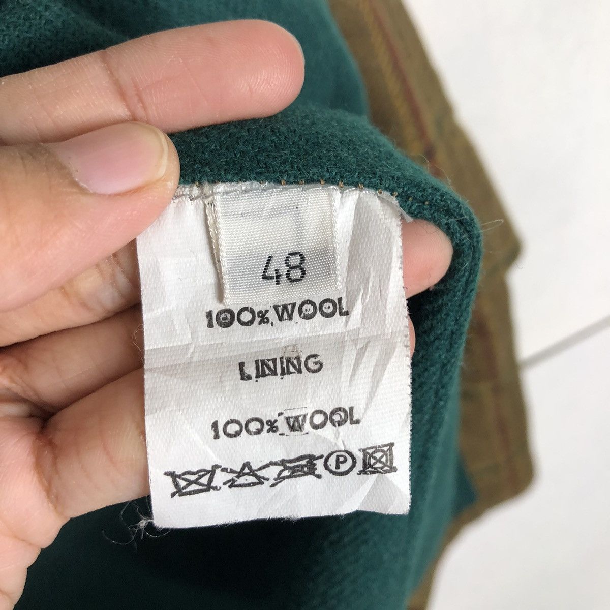DAKS 🔥Vintage Wool Jacket Daks Fly Herringbone Tartan Design Size US M / EU 48-50 / 2 - 19 Thumbnail