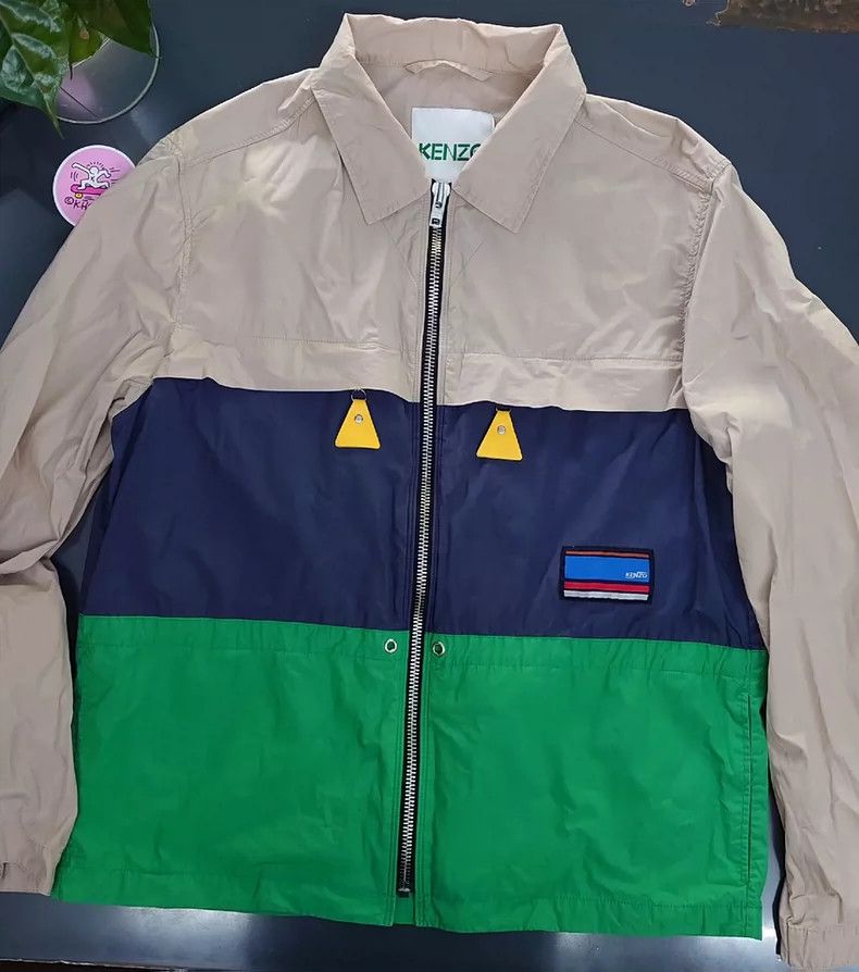 Kenzo Color Block Windbreaker Jacket