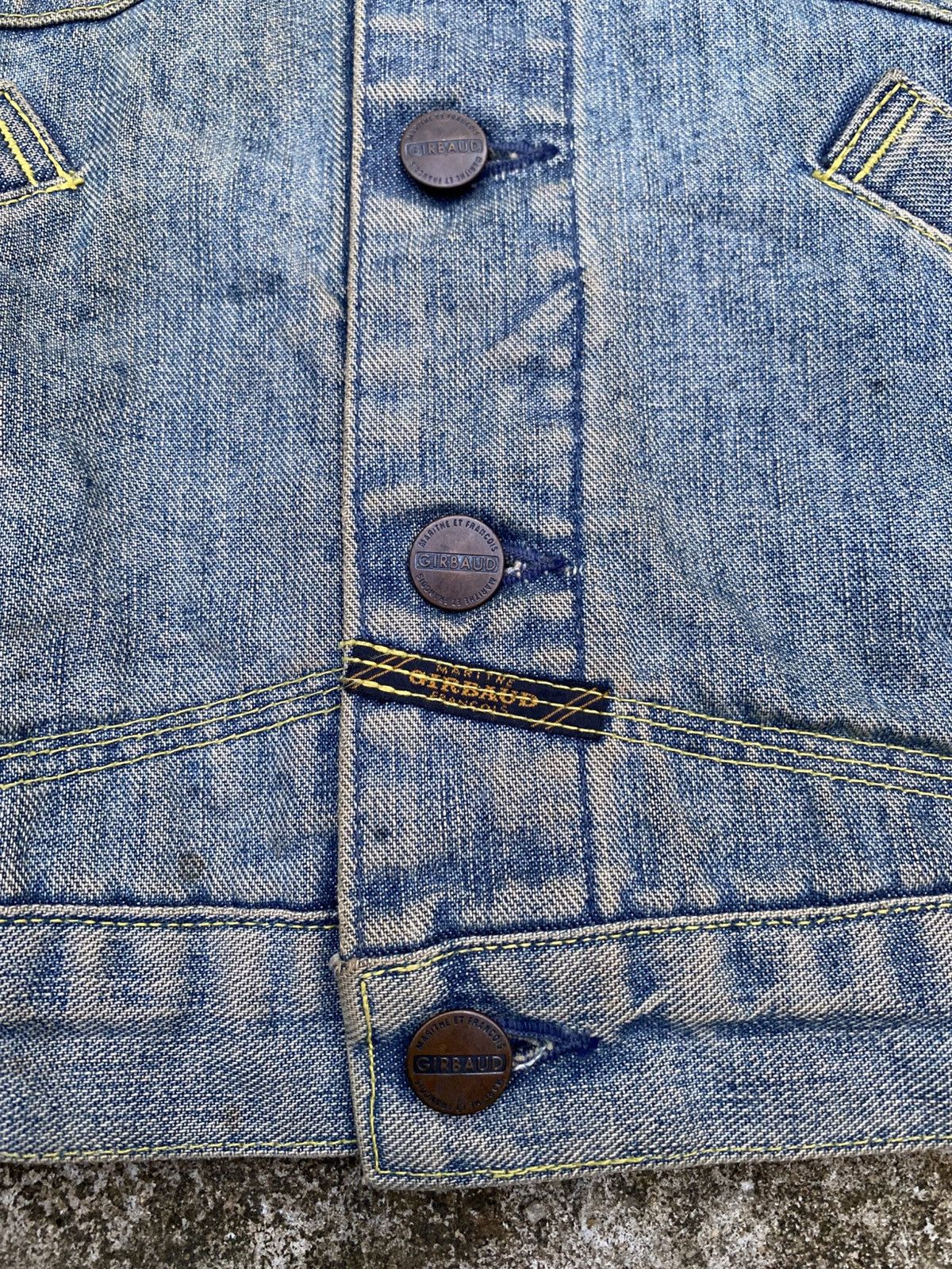 Marithe + Francois Girbaud SUN FADED MFG MARITHE FRANCOIS GIRBAUD DENIM JACKET Size US S / EU 44-46 / 1 - 5 Thumbnail