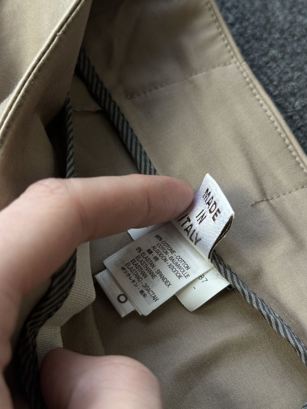 Brunello Cucinelli 🚨 BRUNELLO CUCINELLI BEIGE WOMEN LUXURY PANTS RARE Size 28" / US 6 / IT 42 - 5 Thumbnail