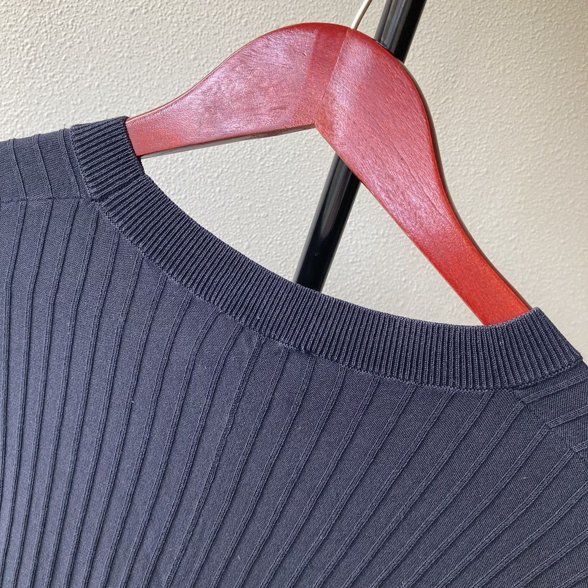 Acne Studios Acne Studios Issy Rib Black Luxury Avant Garde Sweatshirt Size S / US 4 / IT 40 - 10 Thumbnail