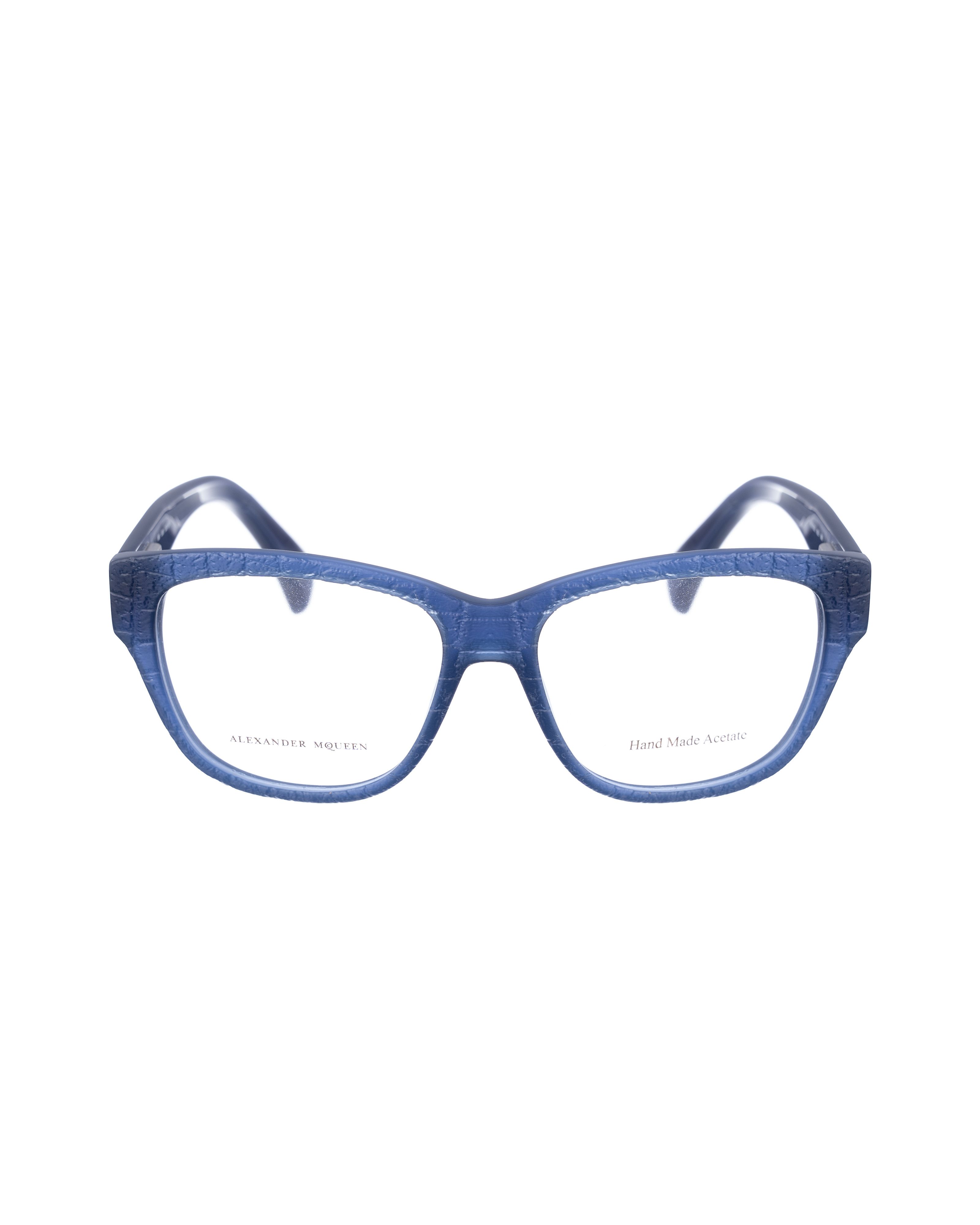 Alexander McQueen Alexander McQueen '90s Cobalt Blue Oversized Glasses Size ONE SIZE - 1 Thumbnail