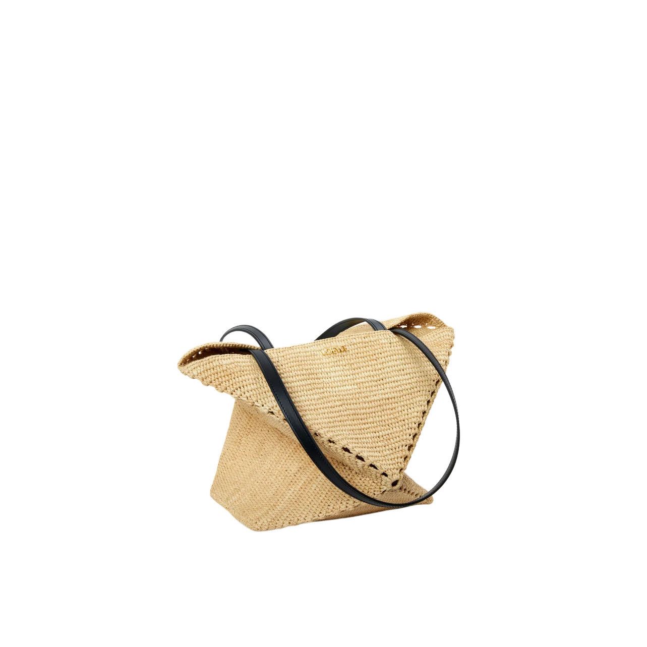Loewe LOEWE Puzzle Medium Fold $1990 Natural Raffia Tote Bag New & Size ONE SIZE - 3 Thumbnail
