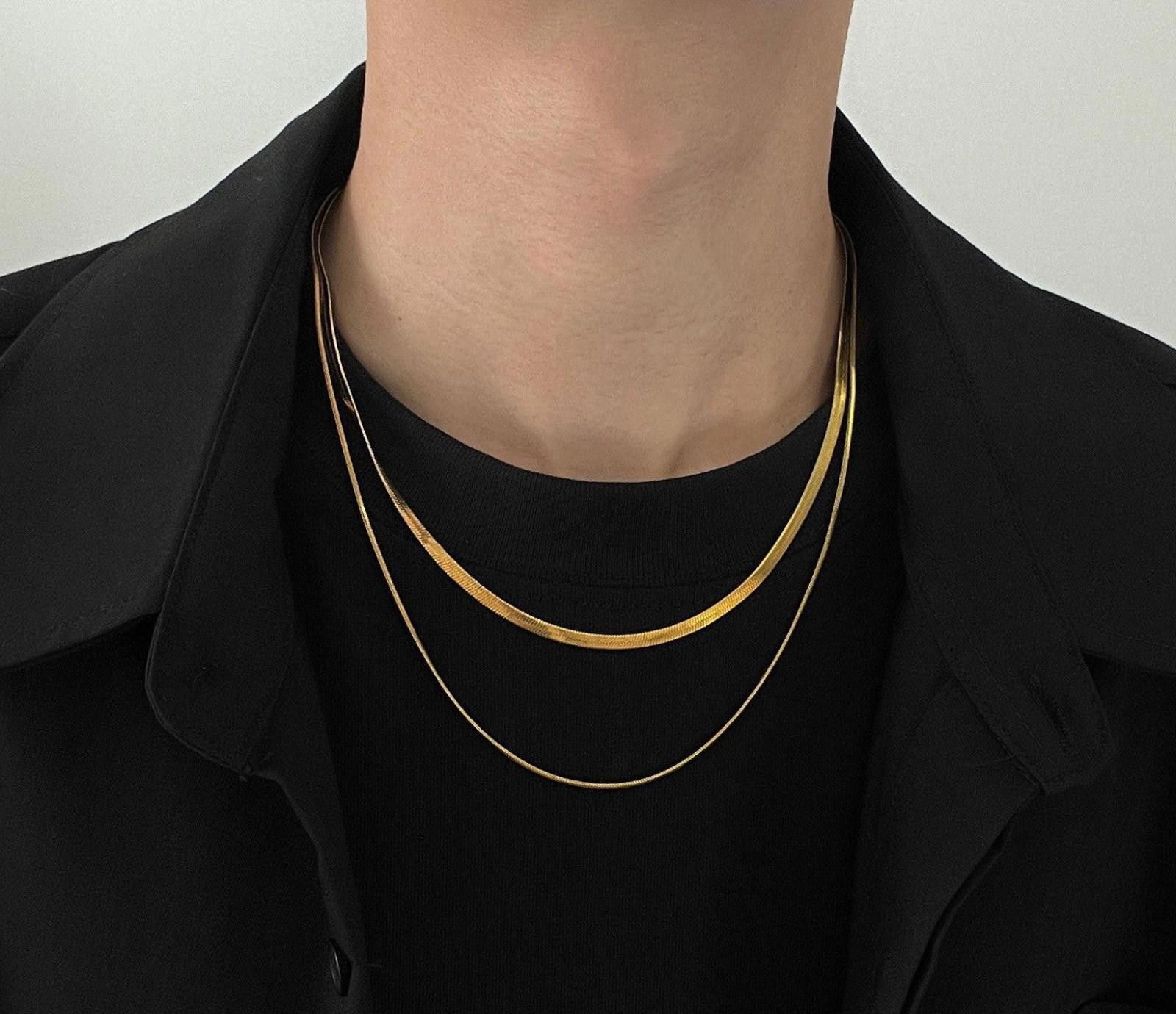 Jewelry Layered Gold Chain Necklace Size ONE SIZE - 2 Thumbnail