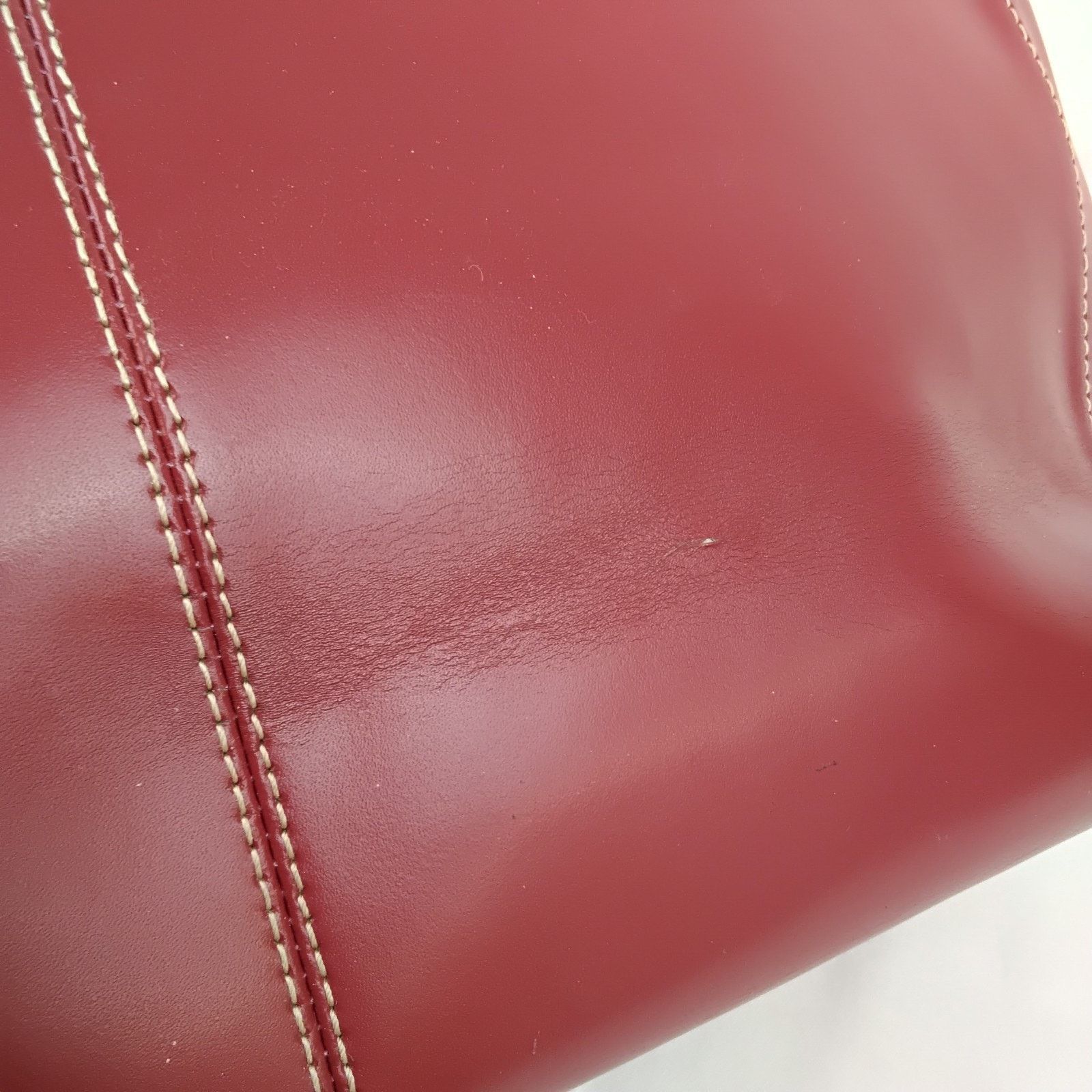 Wilsons Leather Wilson's Leather Large Tote Bag Purse Red Leather Size ONE SIZE - 8 Thumbnail