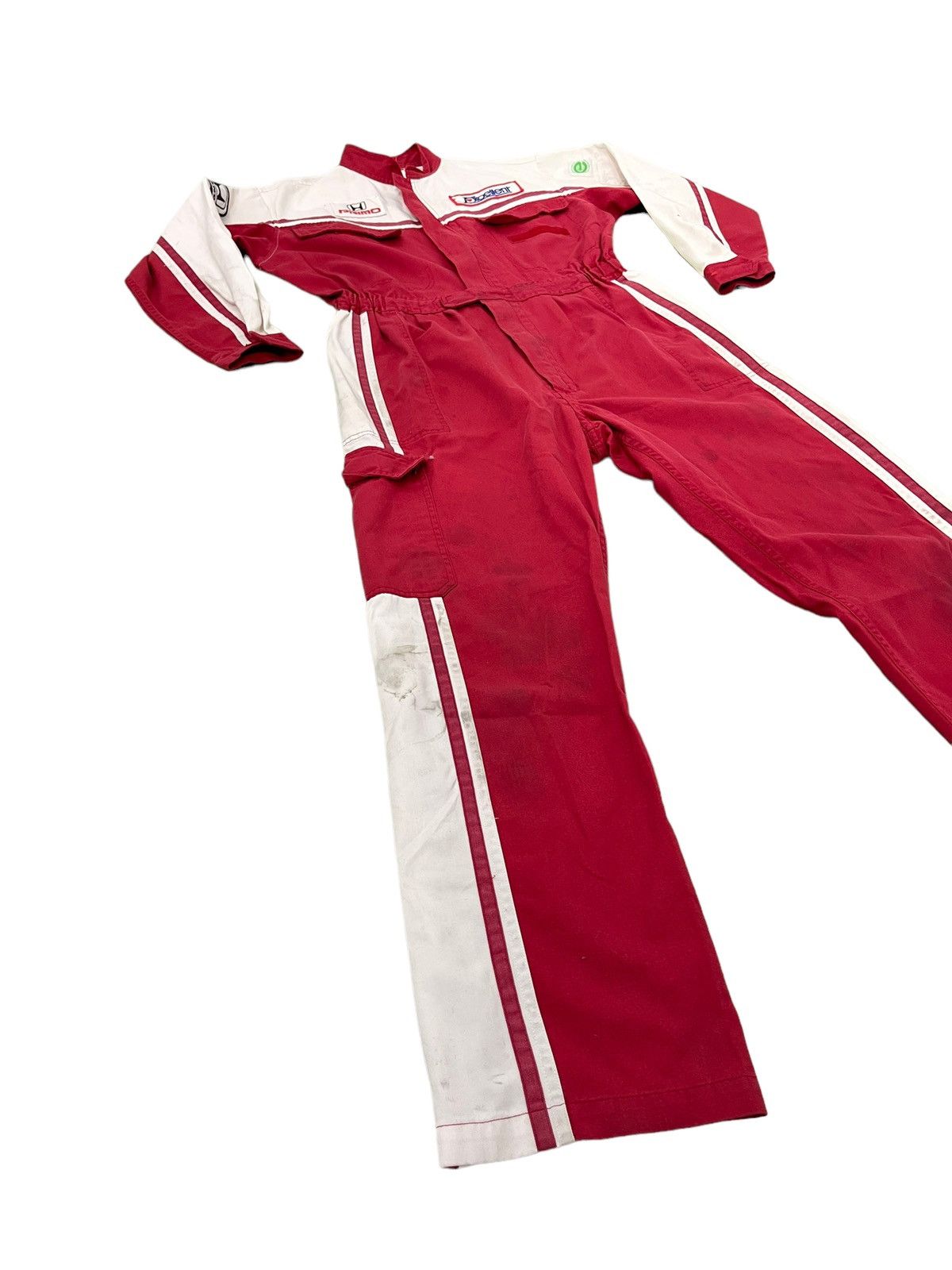 Honda Vtg 90s Honda Jumpsuit Overalls Japan Motorsports 5🟩1 Size US 33 - 13 Thumbnail