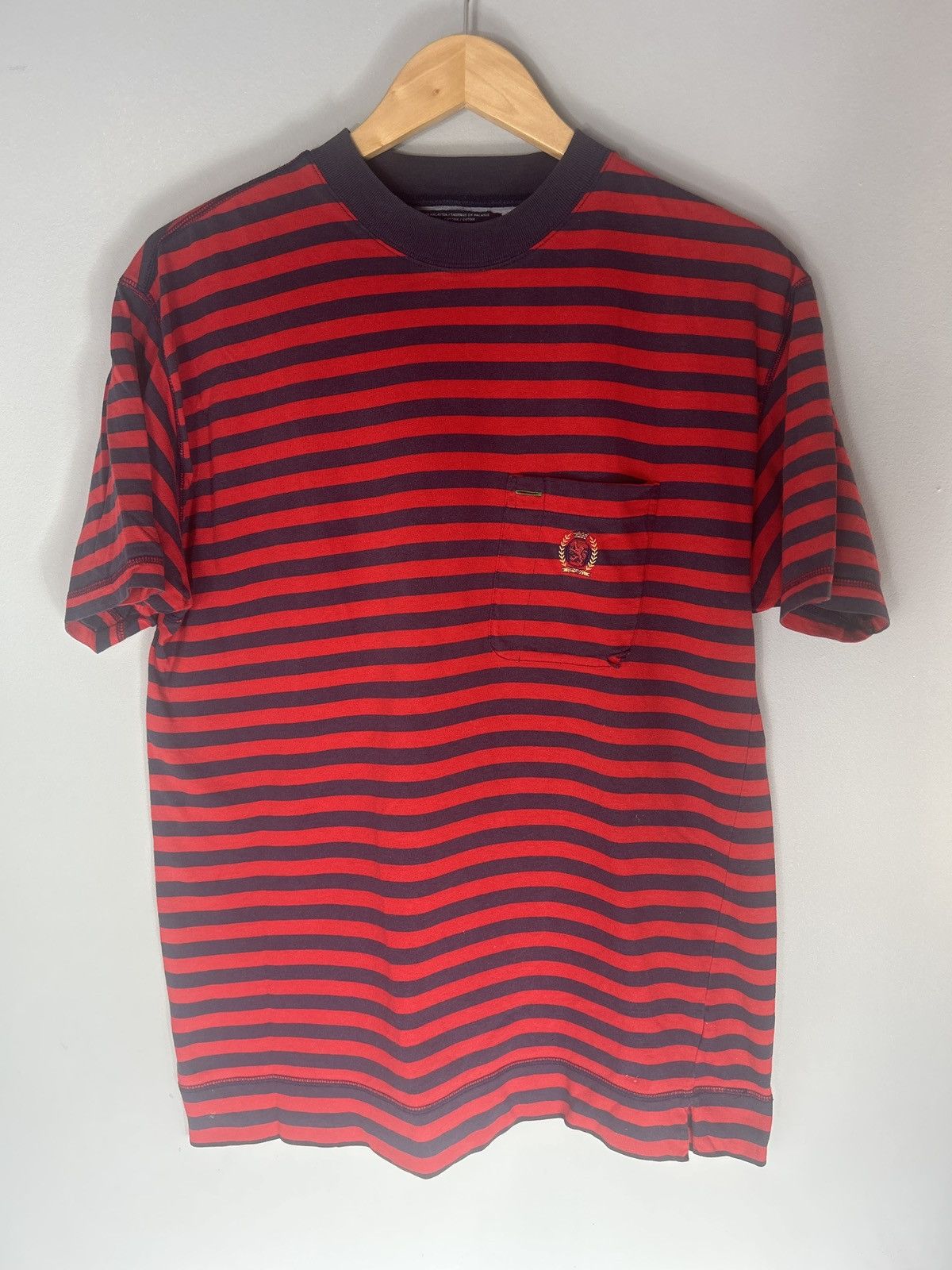 Tommy Hilfiger Vintage 90s Tommy Hilfiger Striped Pocket Tee Size US M / EU 48-50 / 2 - 1 Thumbnail