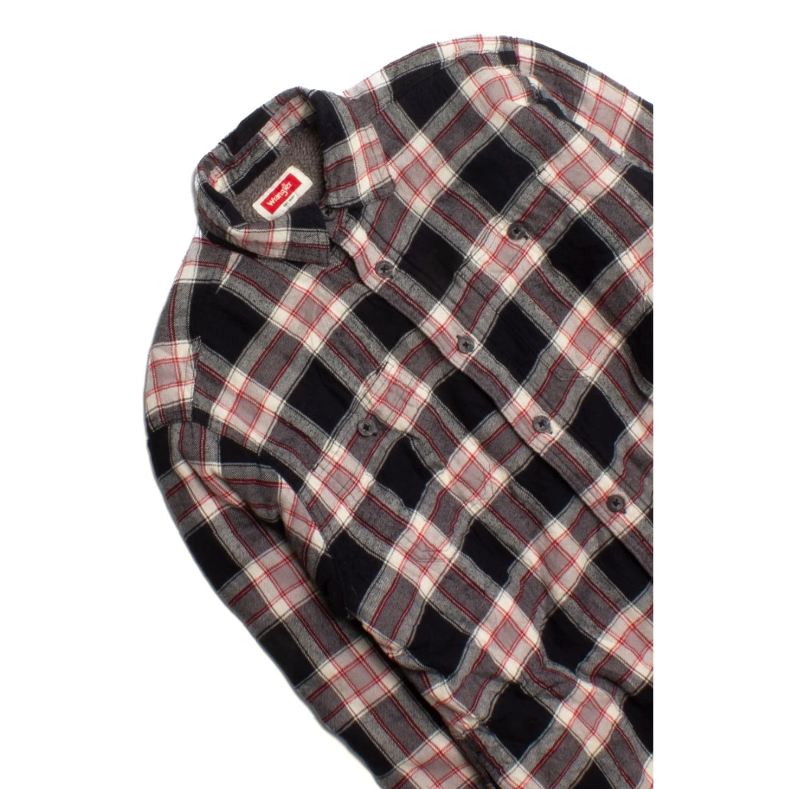 Wrangler VINTAGE Wrangler Flannel Jacket Large Black Plaid 2000s Men's Wrangler Flannel Jacket Large Black Plaid 2000s Mens Size US L / EU 52-54 / 3 - 2 Thumbnail