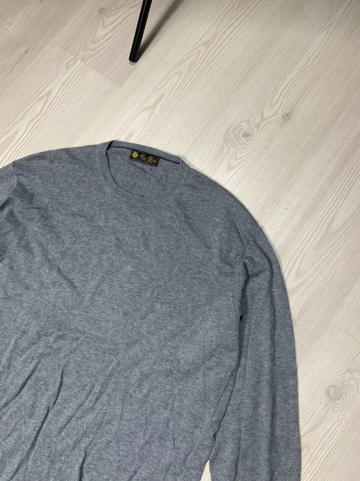 Loro Piana Loro Piana Sweater Cotton 100% Gray Size US M / EU 48-50 / 2 - 2 Thumbnail