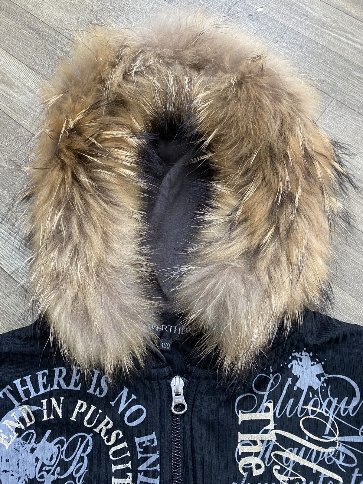 Le Grande Bleu (L.G.B.) 2000s Ifsixwasnine Wether Poem Skulls Lgb Style Fur Hoodie Size US S / EU 44-46 / 1 - 5 Thumbnail