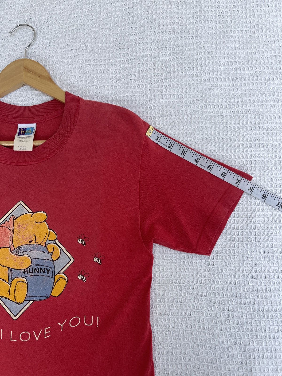 Disney Rare🔥Vintage 90s Disney Pooh Faded Tee Size US S / EU 44-46 / 1 - 9 Thumbnail