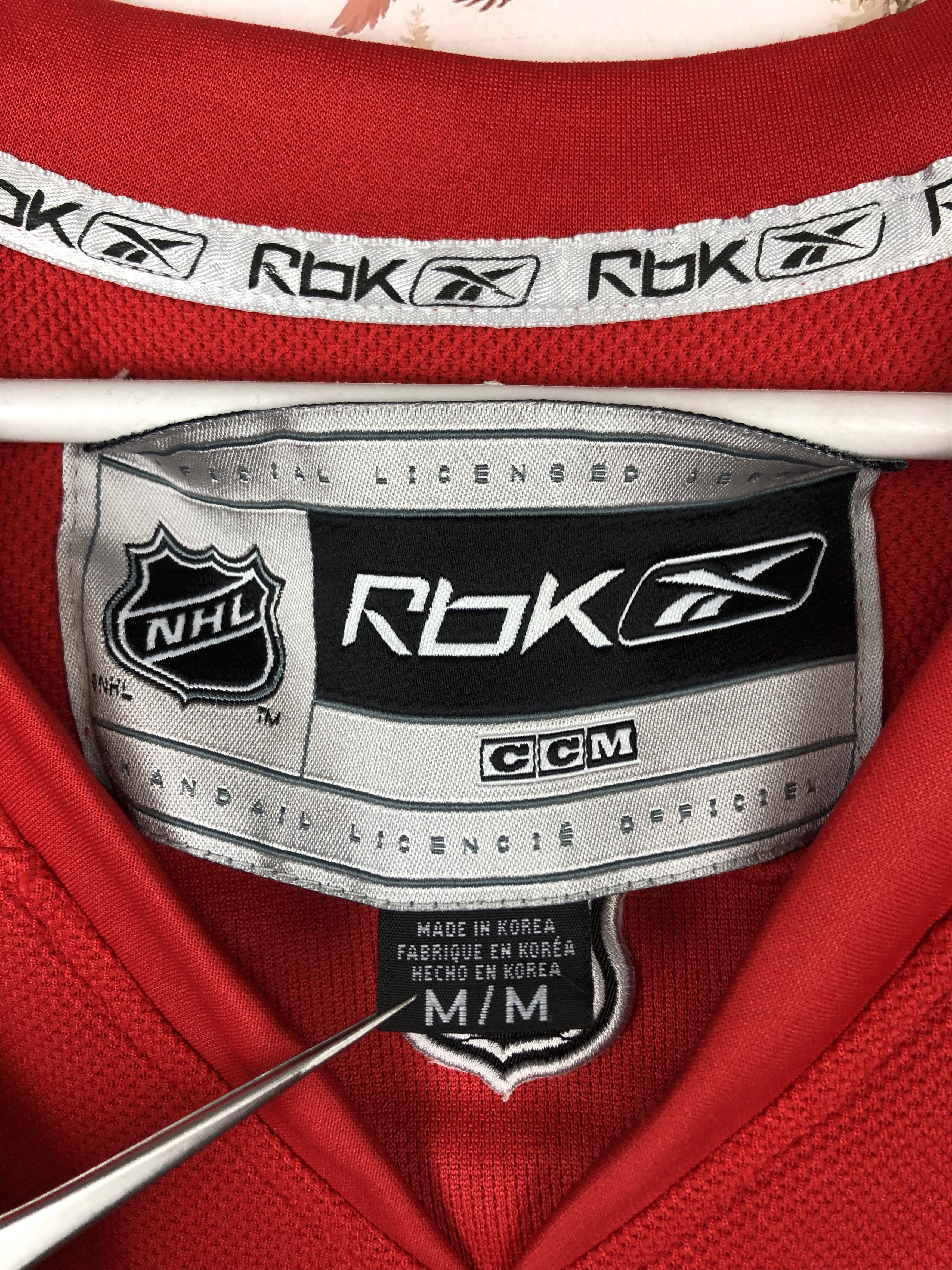 Reebok × Vintage Henrik Zetterberg Reebok Detroit Red Wings Jersey NHL Shirt Size US M / EU 48-50 / 2 - 7 Thumbnail