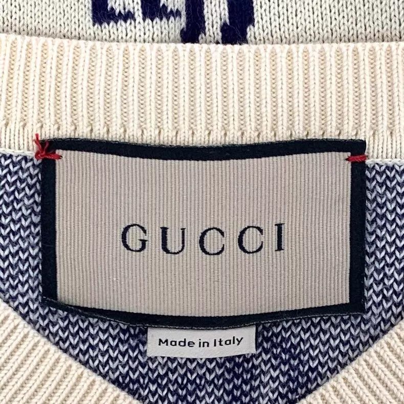 Gucci Gucci Beige double G old flower full print cotton V-neck l Size US XS / EU 42 / 0 - 5 Thumbnail