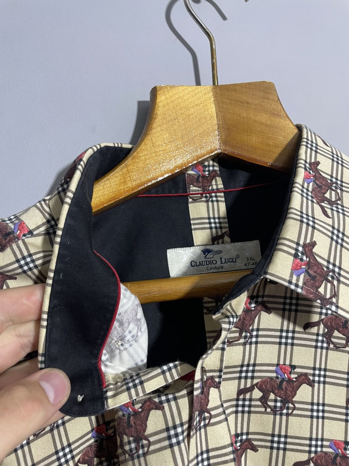 Other Claudio Luigli luxury pure cotton shirt size 3Xl Size US XXL / EU 58 / 5 - 9 Thumbnail