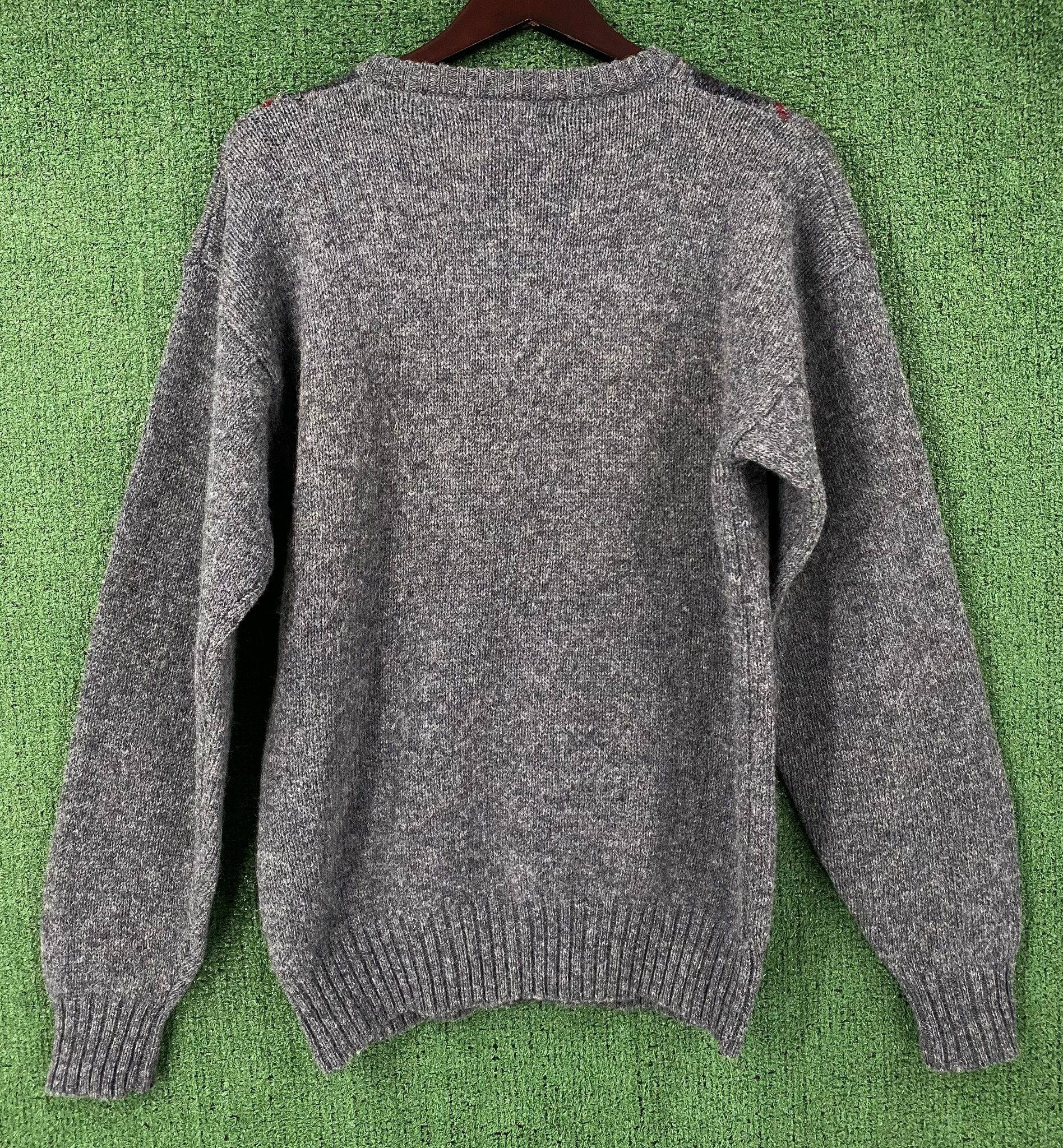 Vintage 90’s Cambridge Classics 100% Wool Argyle Grey Sweater Medium Size US M / EU 48-50 / 2 - 3 Thumbnail
