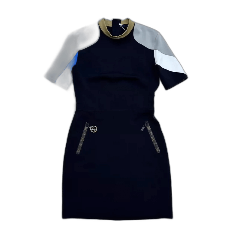 Louis Vuitton Louis Vuitton Color Block Dress Size 38 Size US 38 / EU 54 - 1 Thumbnail