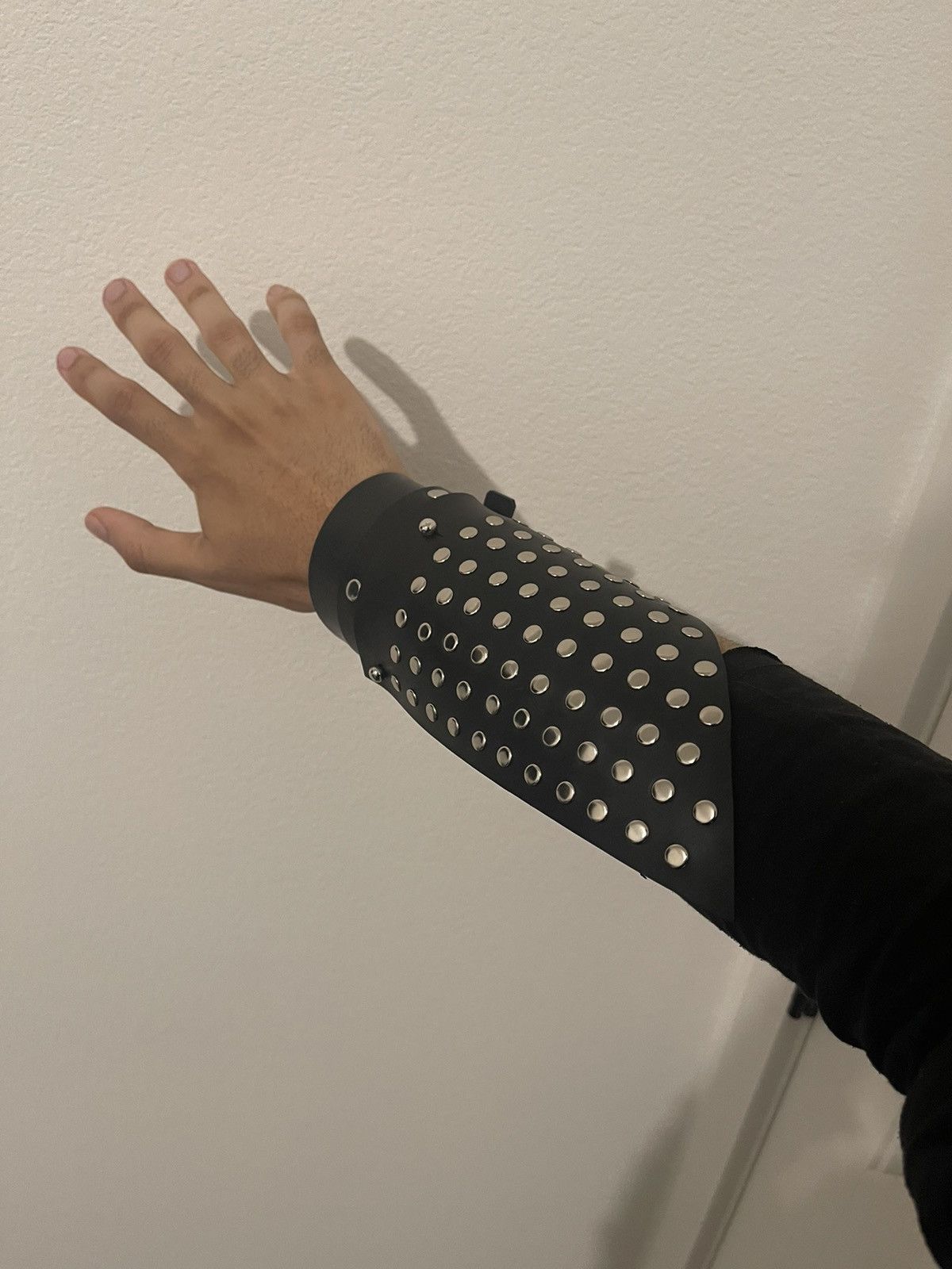 Other Ammunition Couture RAGING GLAMOUR Riveted Heavy Rubber Cuff Size ONE SIZE - 8 Thumbnail