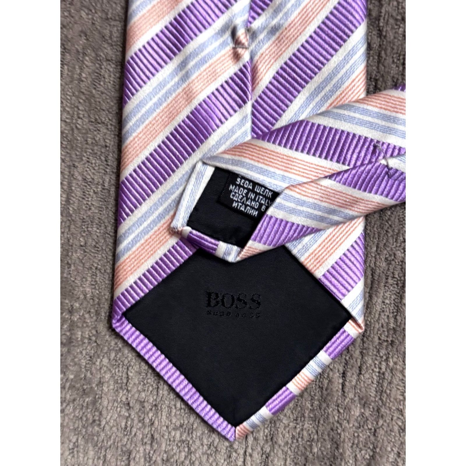 Hugo Boss HUGO BOSS Mens Silk Necktie Tie MINT Size ONE SIZE - 2 Thumbnail