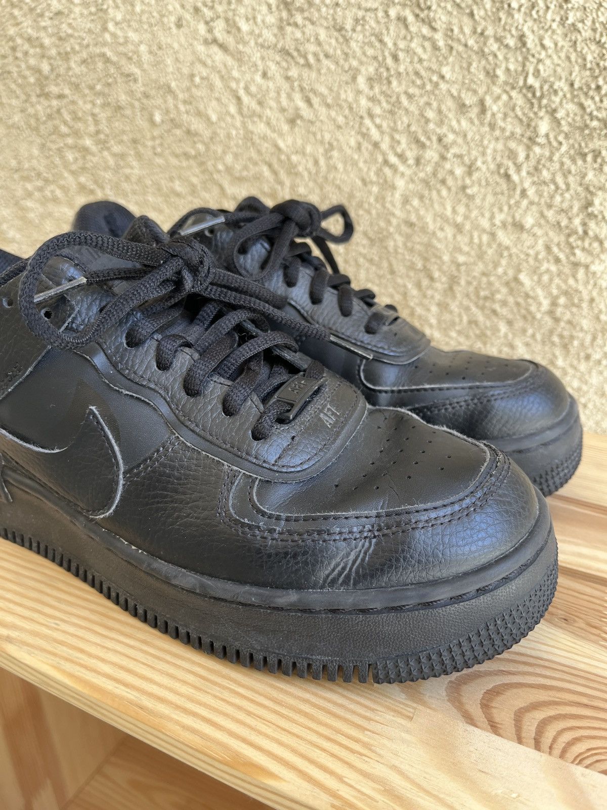 Nike Nike Air Force 1 Low Shadow Triple Black Women’s Size 8 Size US 8 / IT 38 - 9 Thumbnail