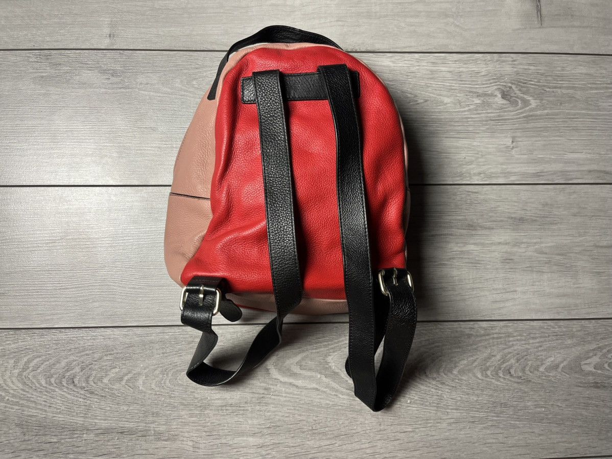 Love Moschino Love Moschino Backpack Genuine Leather RARE Black/Red Size ONE SIZE - 4 Thumbnail