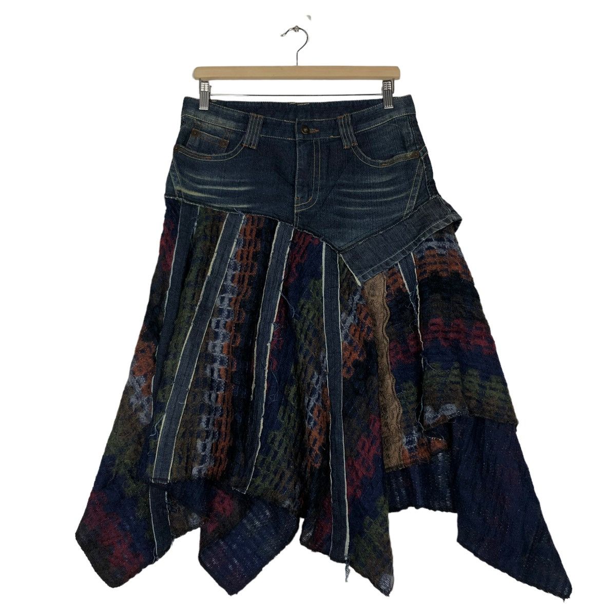 Hysteric Glamour 🔥VTG SKIRTS DENIM NAVAJO DESIGN PUNK STYLE JAPAN Size 30" / US 8 / IT 44 - 1 Thumbnail