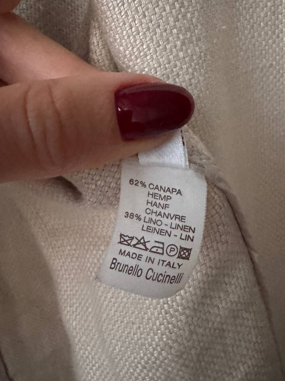 Brunello Cucinelli Brunello Cucinelli Hemp/Linen Coat Size 46 Size L / US 10 / IT 46 - 7 Thumbnail