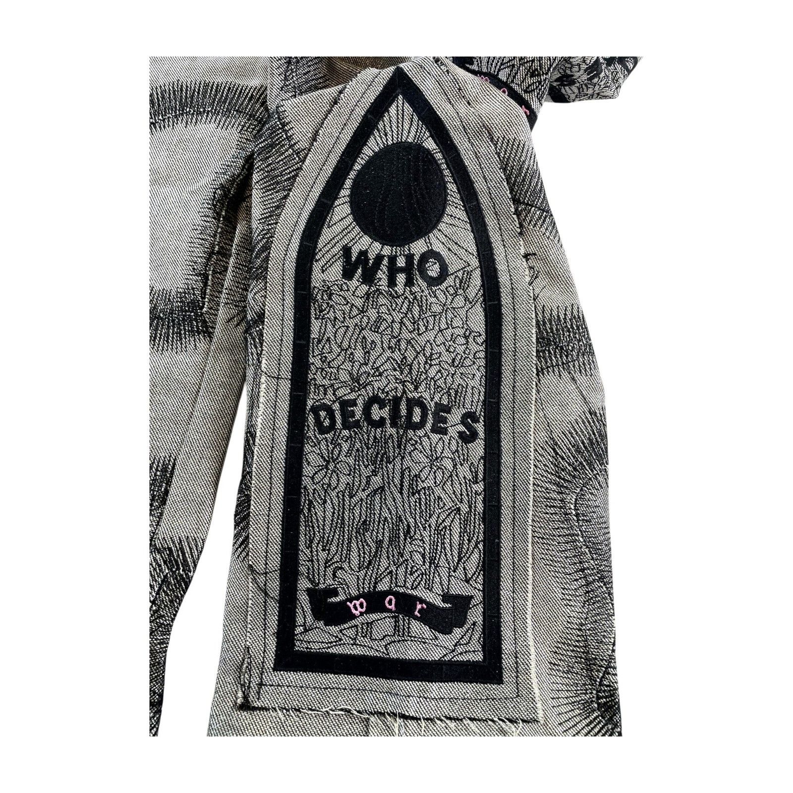 Who Decides War Who Decides War "Chrome Fusion" Denim Gray Jeans Size US 38 / EU 54 - 3 Thumbnail