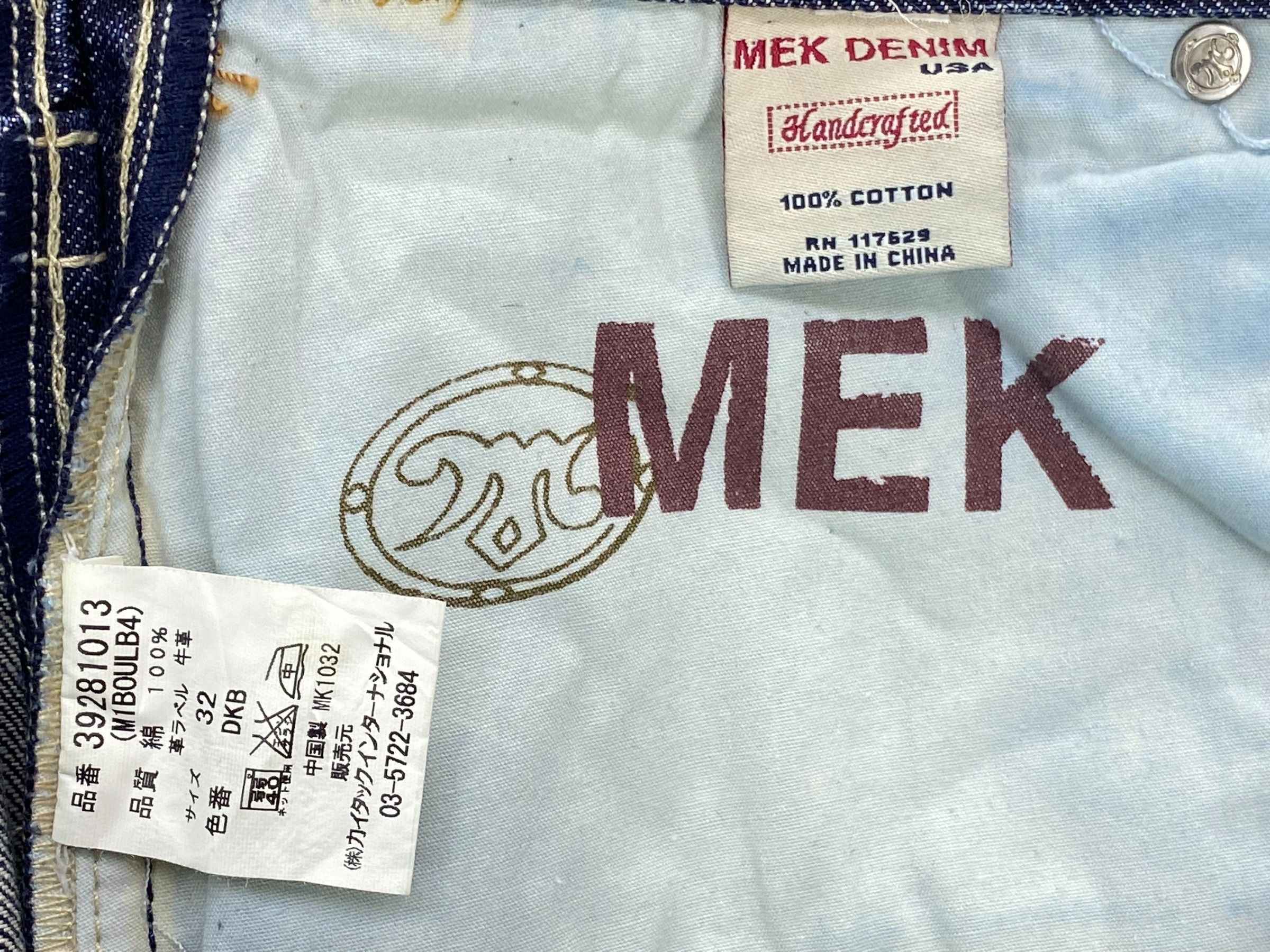 Japanese Brand Mek Denim Selvedge Jeans Size US 32 / EU 48 - 9 Thumbnail