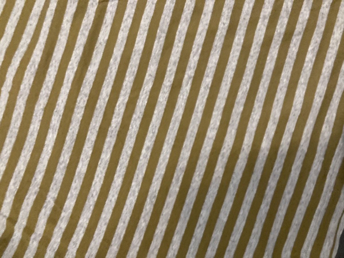 Yohji Yamamoto Y-3 Yohji Yamamoto Striped Long Sleeve Tee Beige Grey Size US M / EU 48-50 / 2 - 9 Thumbnail