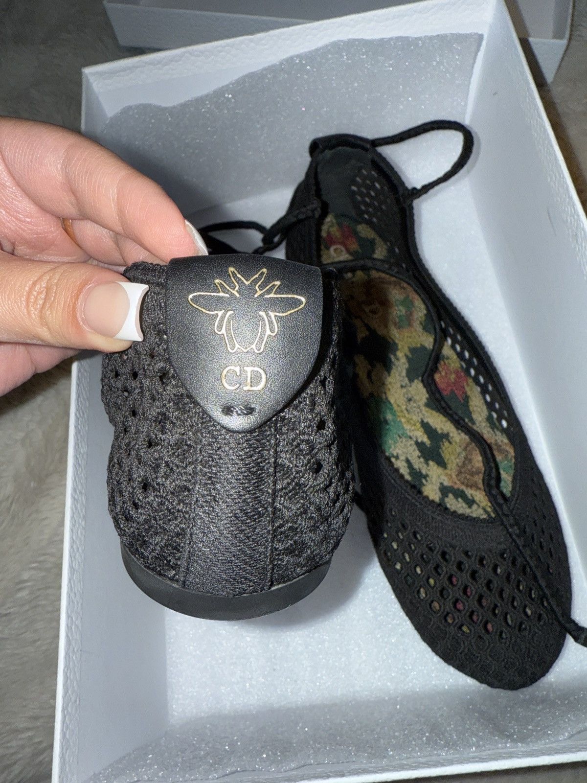 Dior Christian Dior Poeme Mesh Ballerina Flat, 38 Size US 8 / IT 38 - 5 Thumbnail