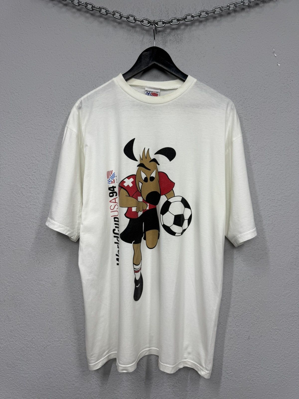 Band Tees Vintage Football WorldCup USA 1994 T-shirt Y2k Rare Jersey Size US XL / EU 56 / 4 - 3 Thumbnail