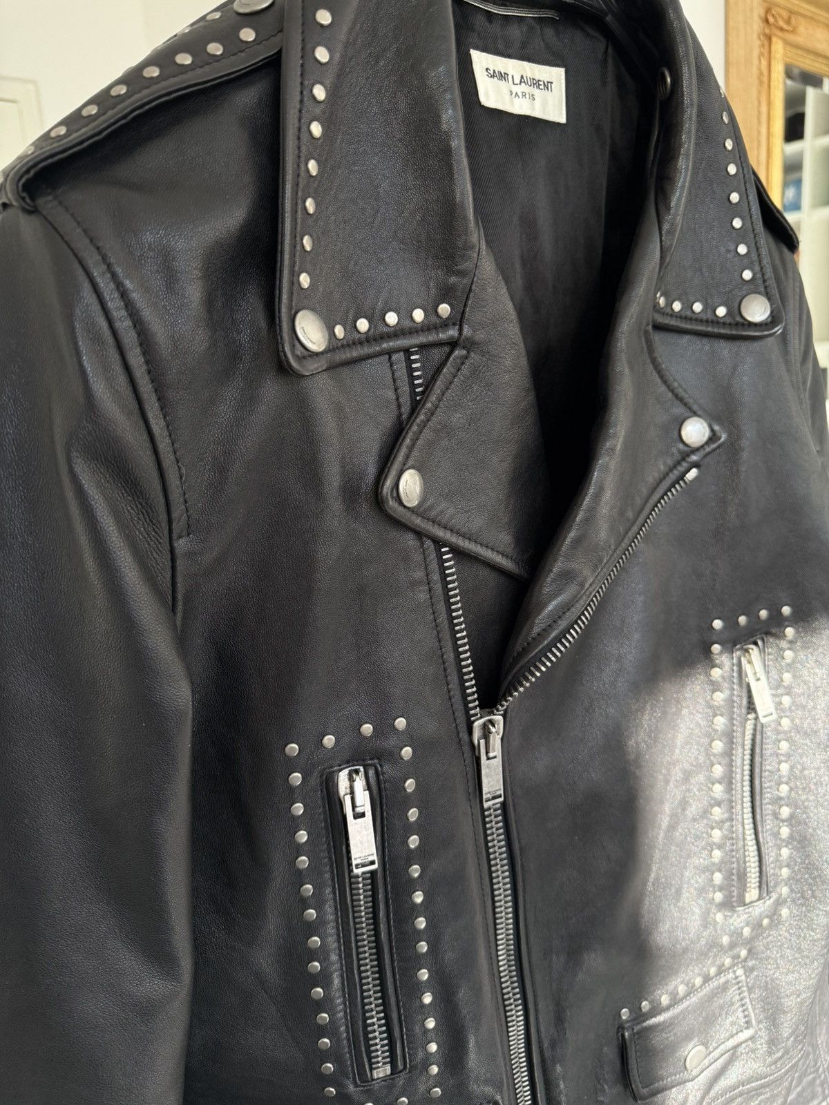 Saint Laurent Paris Saint Laurent Paris leather jacket Size US M / EU 48-50 / 2 - 5 Thumbnail