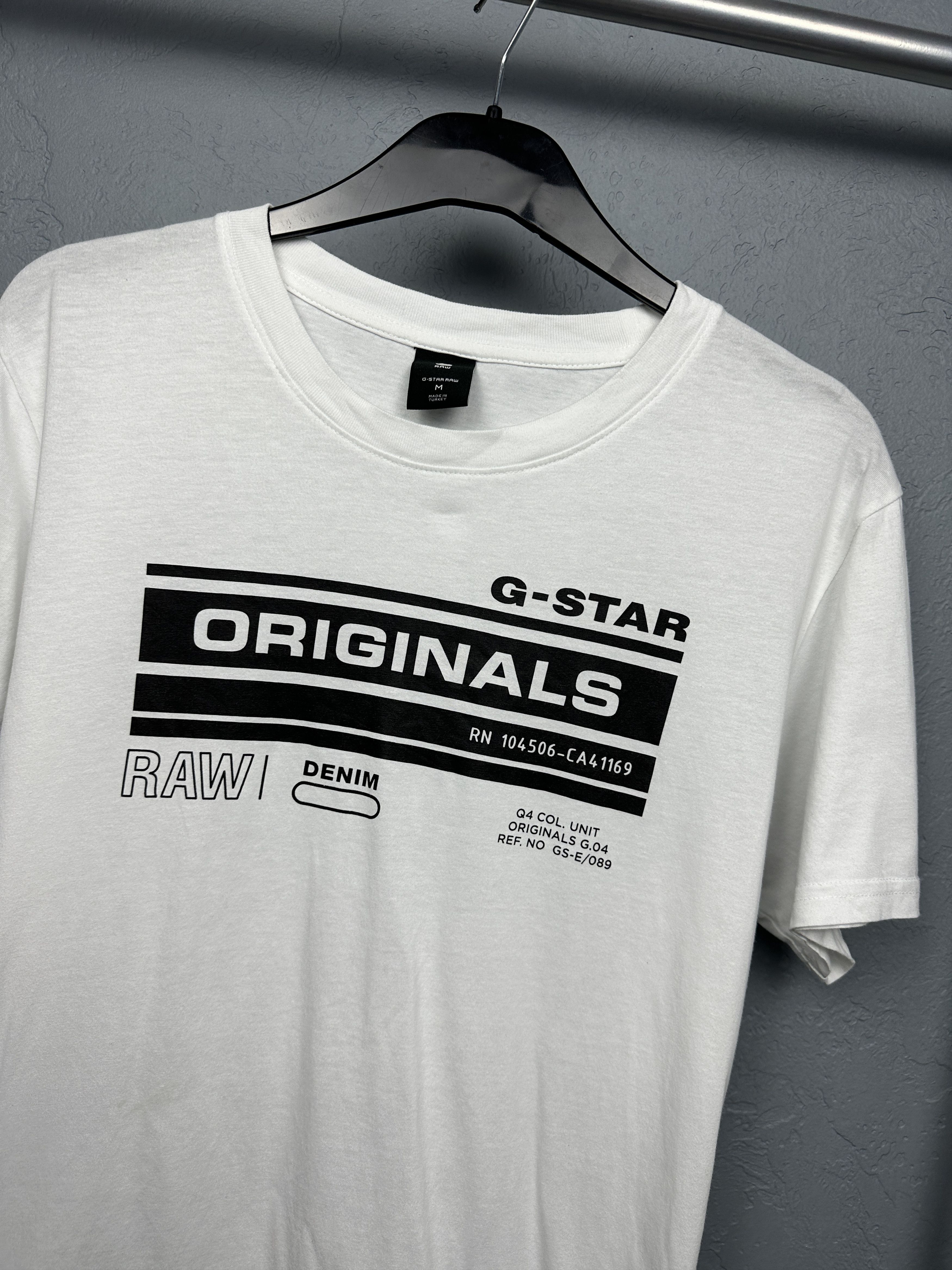 G-Star × Vintage G Star Raw Mens Originals T-Shirt Tee Y2K Size US M / EU 48-50 / 2 - 2 Thumbnail