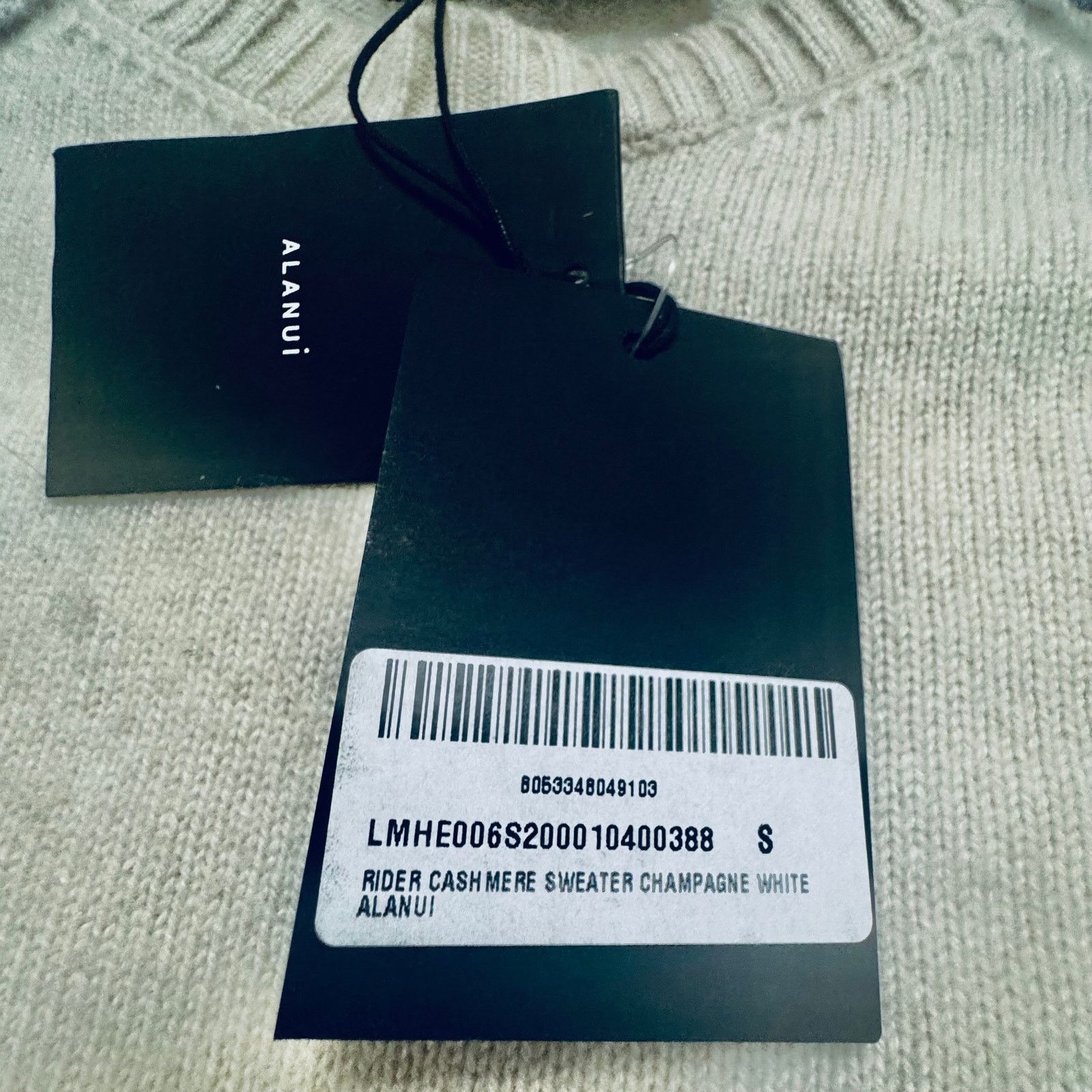 Alanui ALANUI: Men's Rider 100% Cashmere Sweater - Size Small Size US S / EU 44-46 / 1 - 6 Thumbnail
