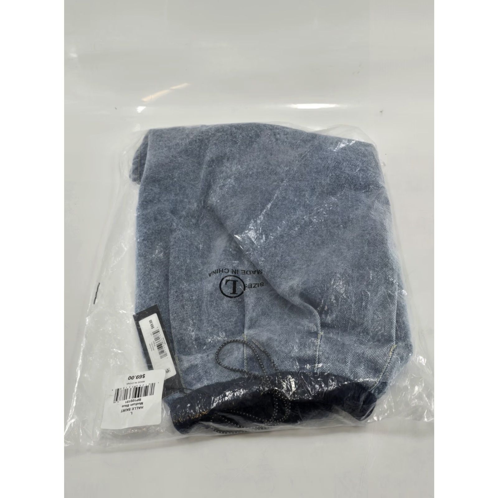 Steve Madden Steve Madden Skirt - Women’s Halle Skirt - Size L - Blue - Denim - Mini - 90s Bohemian Festival - Casual Party/Cocktail - Elastic Waist Pockets - NWT Size 36" / US 14 / IT 50 - 3 Thumbnail