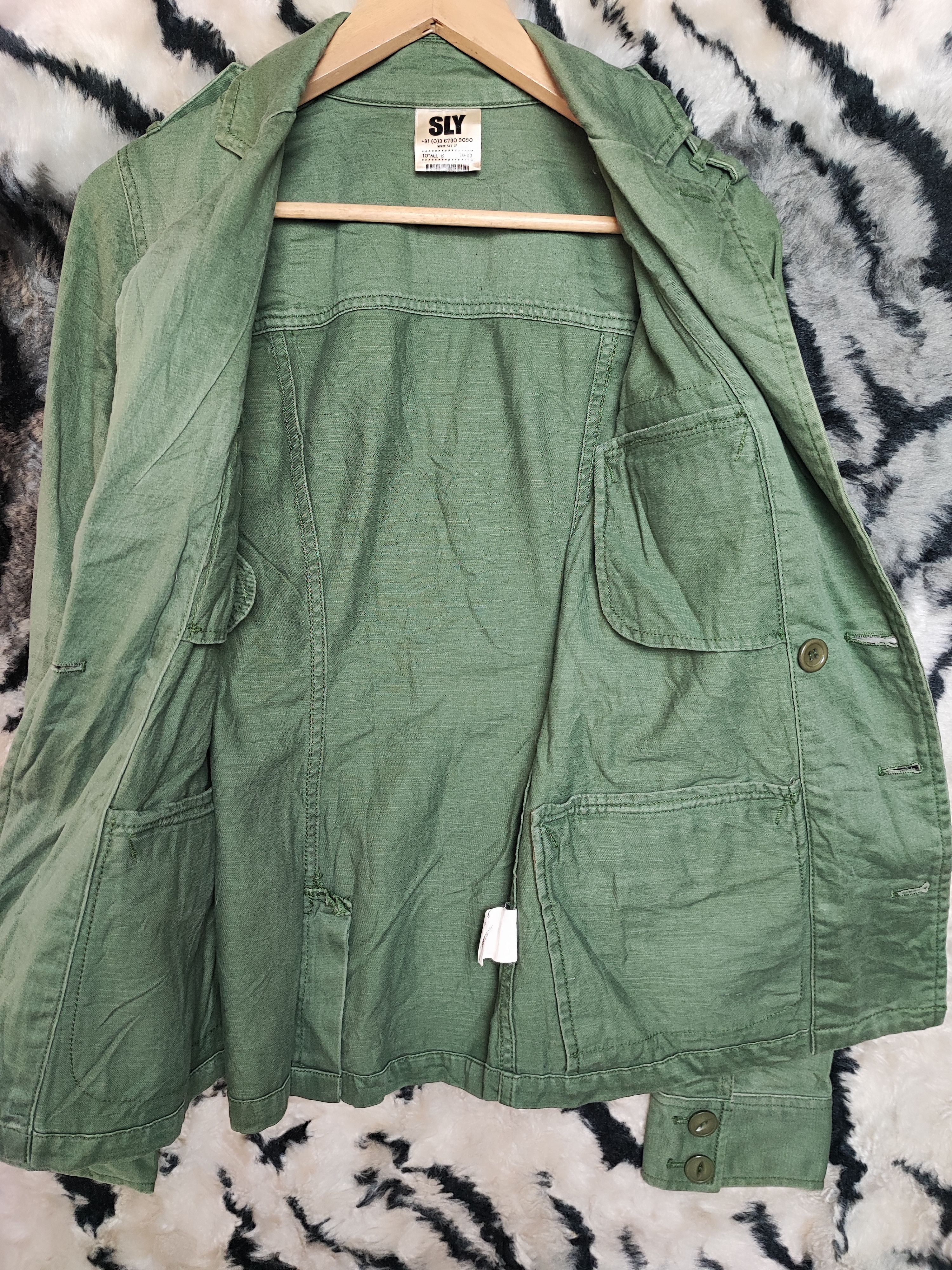 SLY SLY ZEPPELIN ARMY CHORE DENIM STYLE JAPAN Size US S / EU 44-46 / 1 - 22 Thumbnail