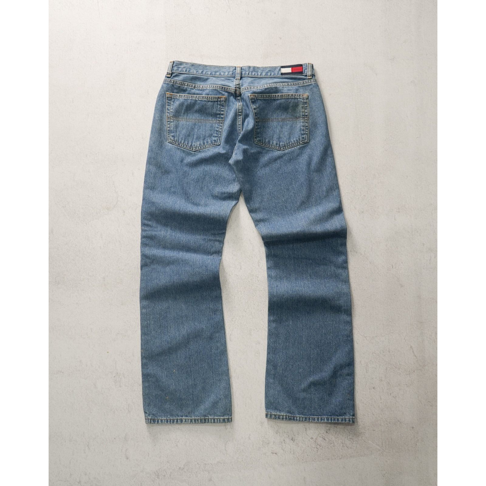Tommy Hilfiger Vintage 90s Tommy Hilfiger Wide Leg Jeans - Women's 32Wx29L Size 32" / US 10 / IT 46 - 2 Thumbnail