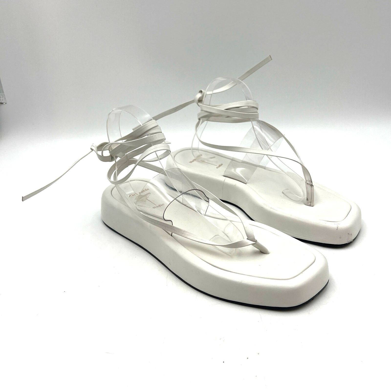 Other Black Suede Studio Callie Leather Platforms White Size US 11 / IT 41 - 9 Thumbnail