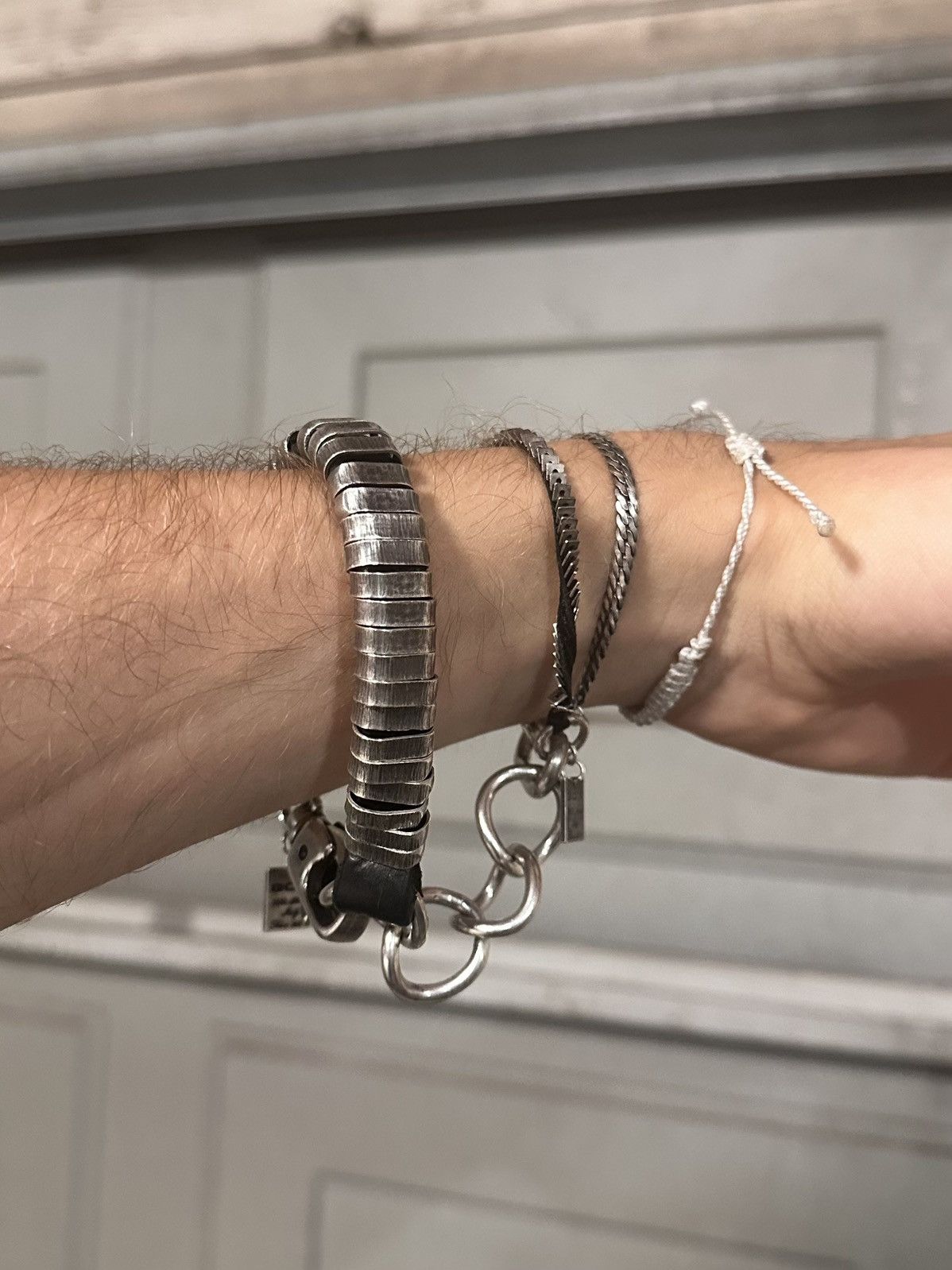 Goti GOTI Multi and Heavy Link Bracelet Set Size ONE SIZE - 3 Thumbnail