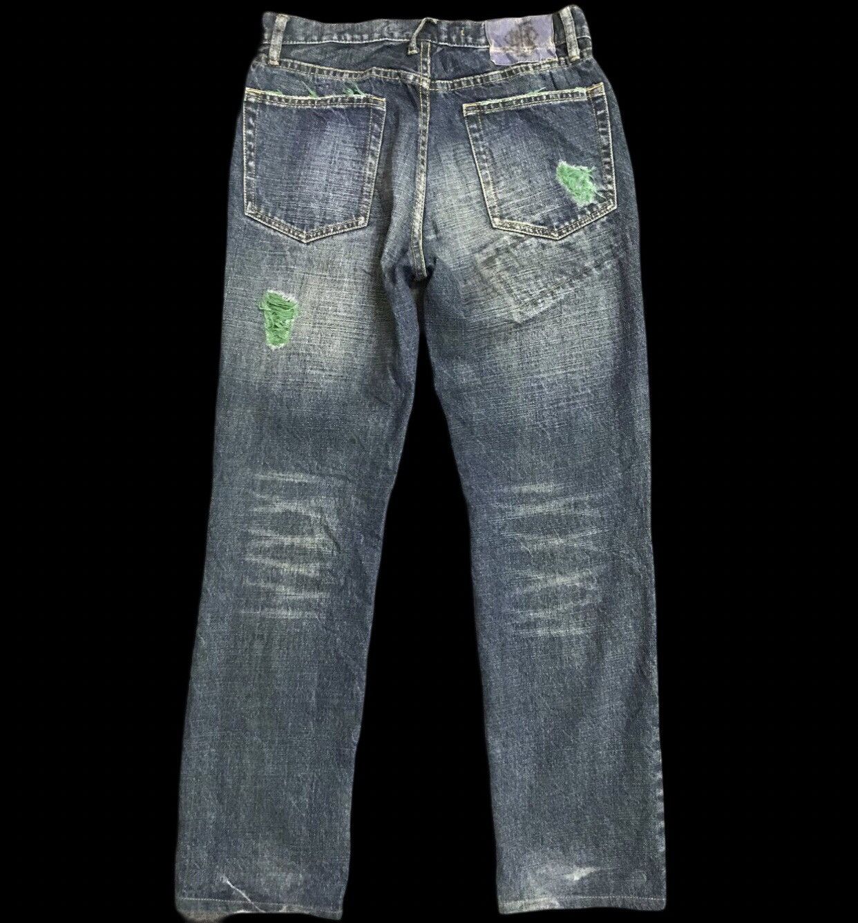 Other D165 PPFM Patchwork Distressed Jeans Size US 29 - 2 Thumbnail