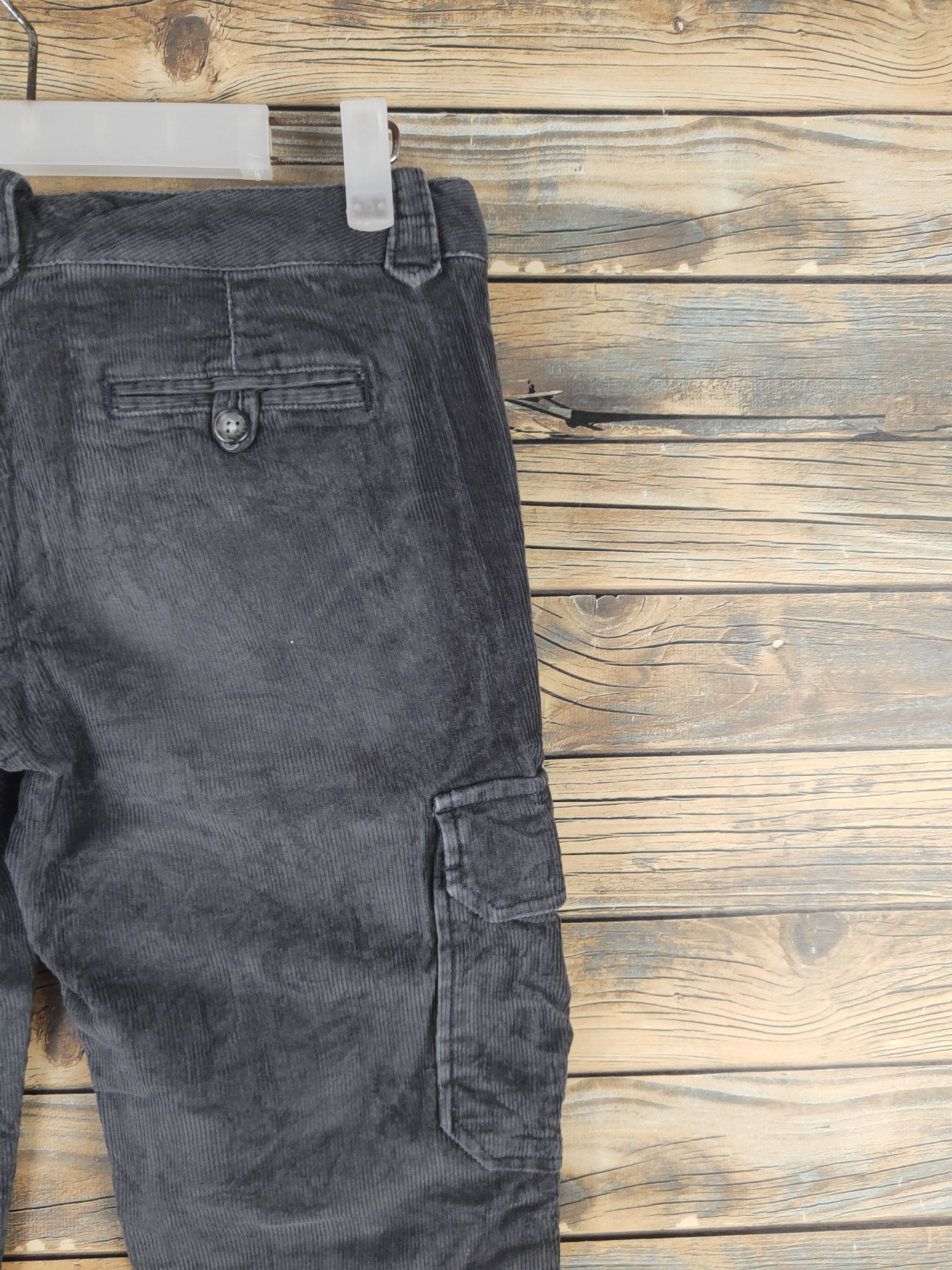 Gap DL Gap Jeans Dark Gray Multipocket Corduroy Pants #46-264T Size 28" / US 6 / IT 42 - 10 Thumbnail