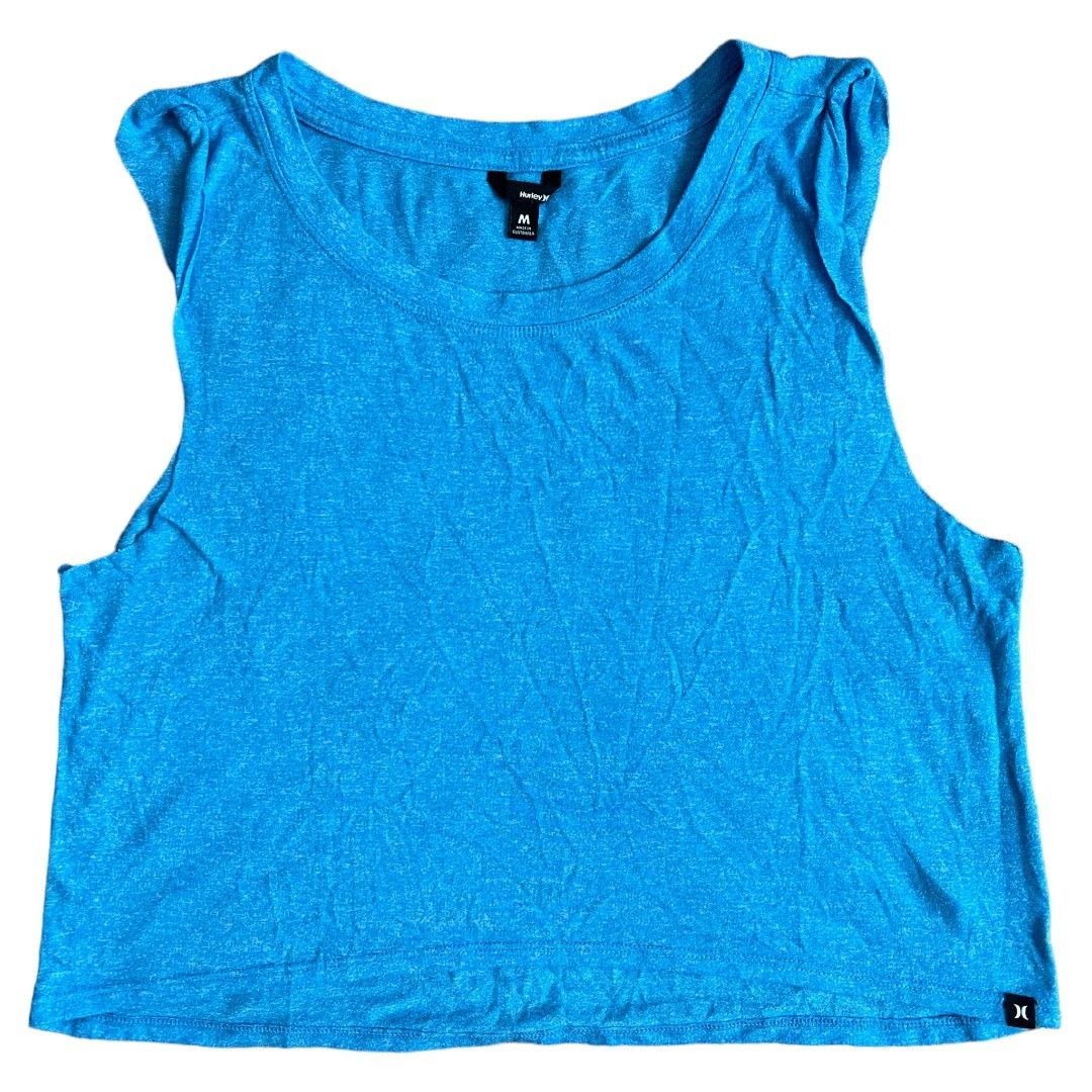 Hurley Hurley Blue Sleeveless Crop Top, M Size M / US 6-8 / IT 42-44 - 1 Thumbnail