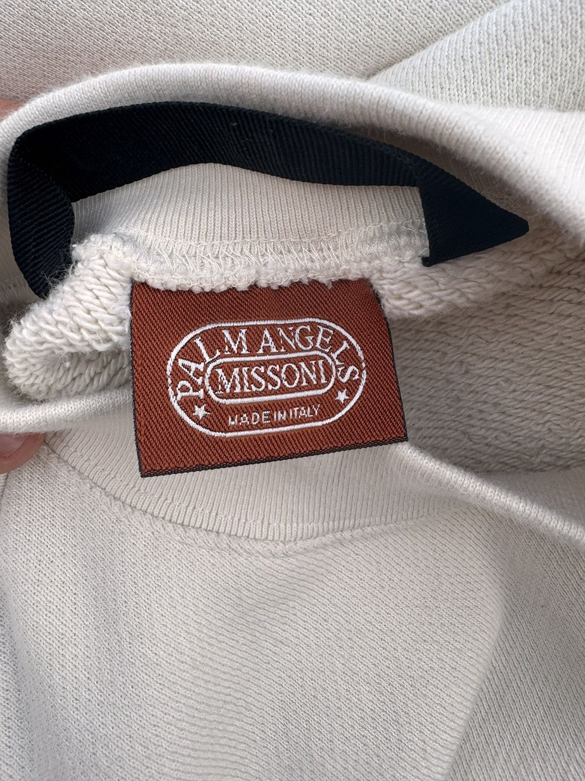 Missoni × Palm Angels ***RARE PALM ANGEL MISSONI CREAM SWEATER Size US XL / EU 56 / 4 - 4 Thumbnail