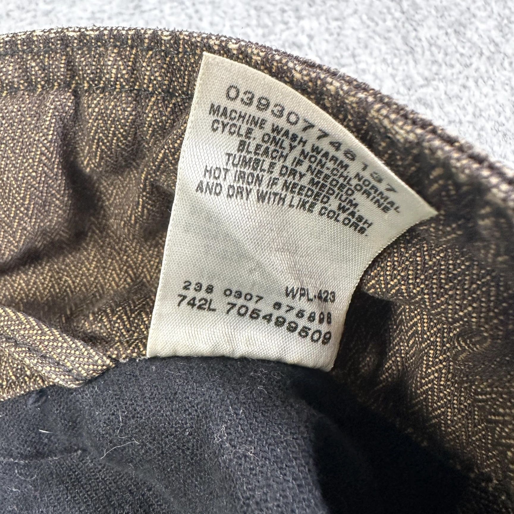 Levi's VINTAGE Levi's Tab Twills Military Jacket Mens XL Brown Herringbone Cotton Lined Size US XL / EU 56 / 4 - 4 Thumbnail