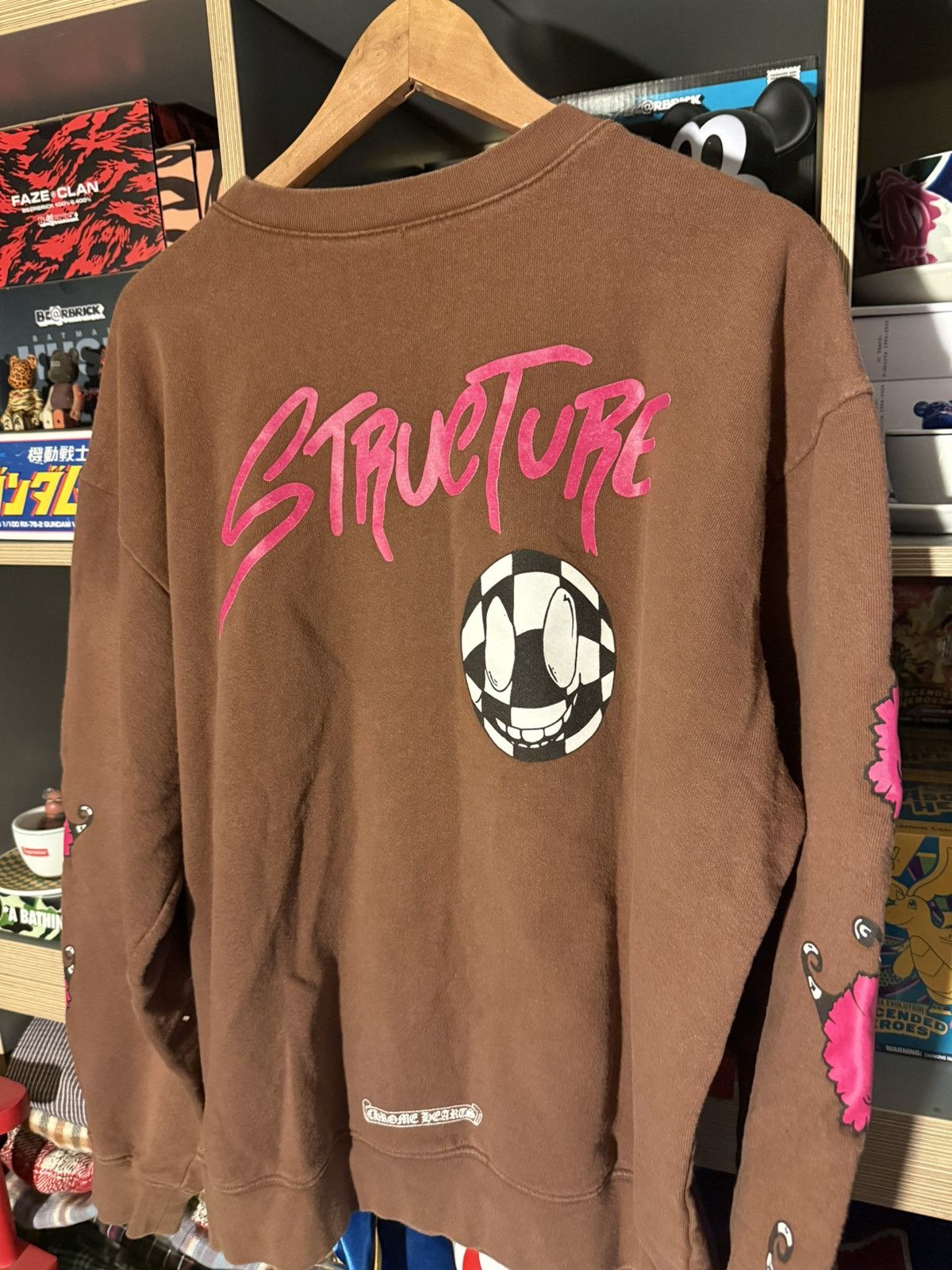 Chrome Hearts Chrome Hearts Brown Matty Boy “Structure” Crewneck Size US XL / EU 56 / 4 - 6 Thumbnail