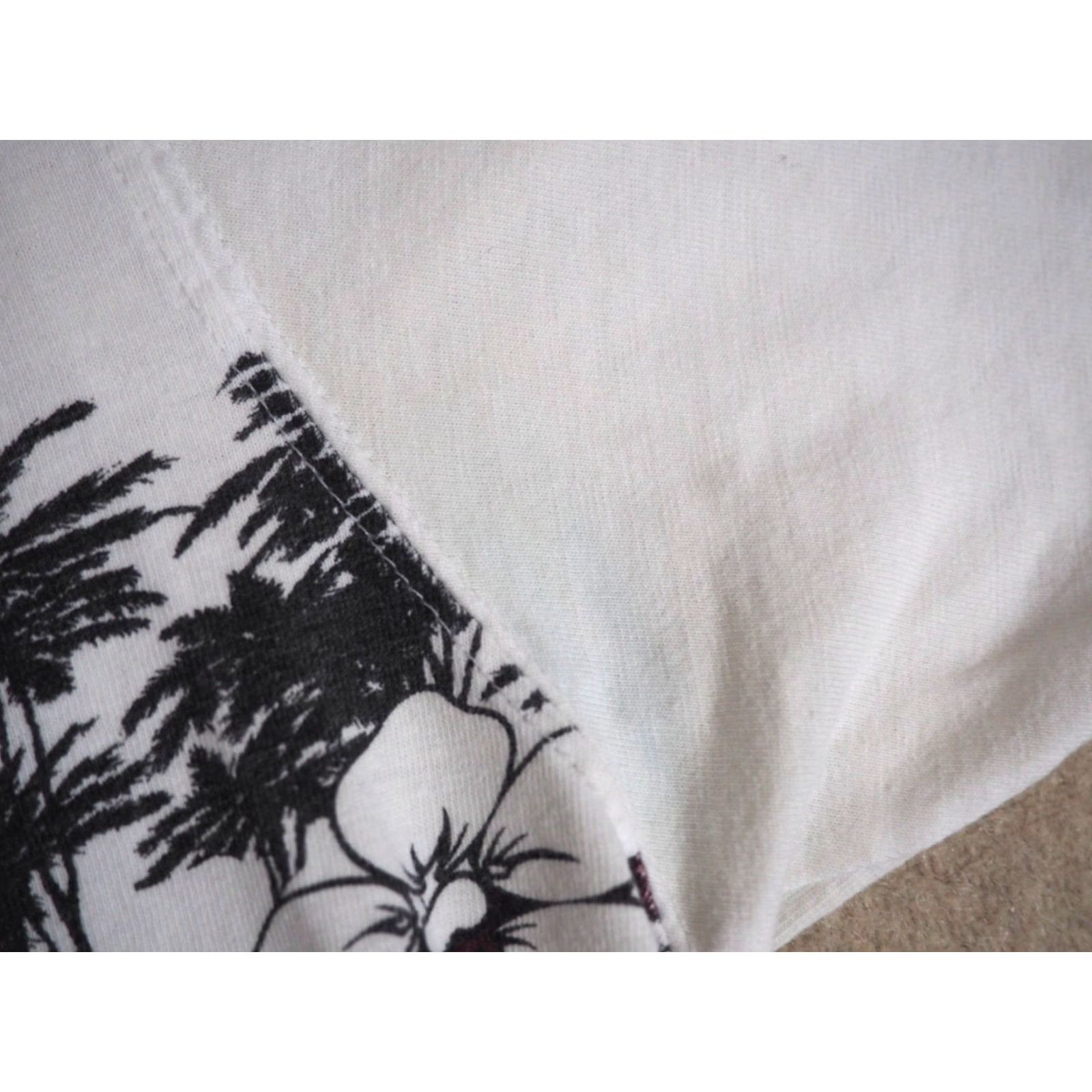 Point Zero VTG Y2k 2000s Point Zero Hawaiian Floral Palm Surf Polo Shirt Mens L White Size US L / EU 52-54 / 3 - 6 Thumbnail