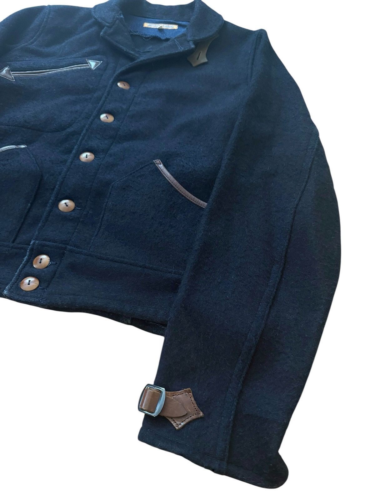 Mister Freedom 2013 Revolution Melton Wool Drover Blouse Jacket Size US M / EU 48-50 / 2 - 4 Thumbnail