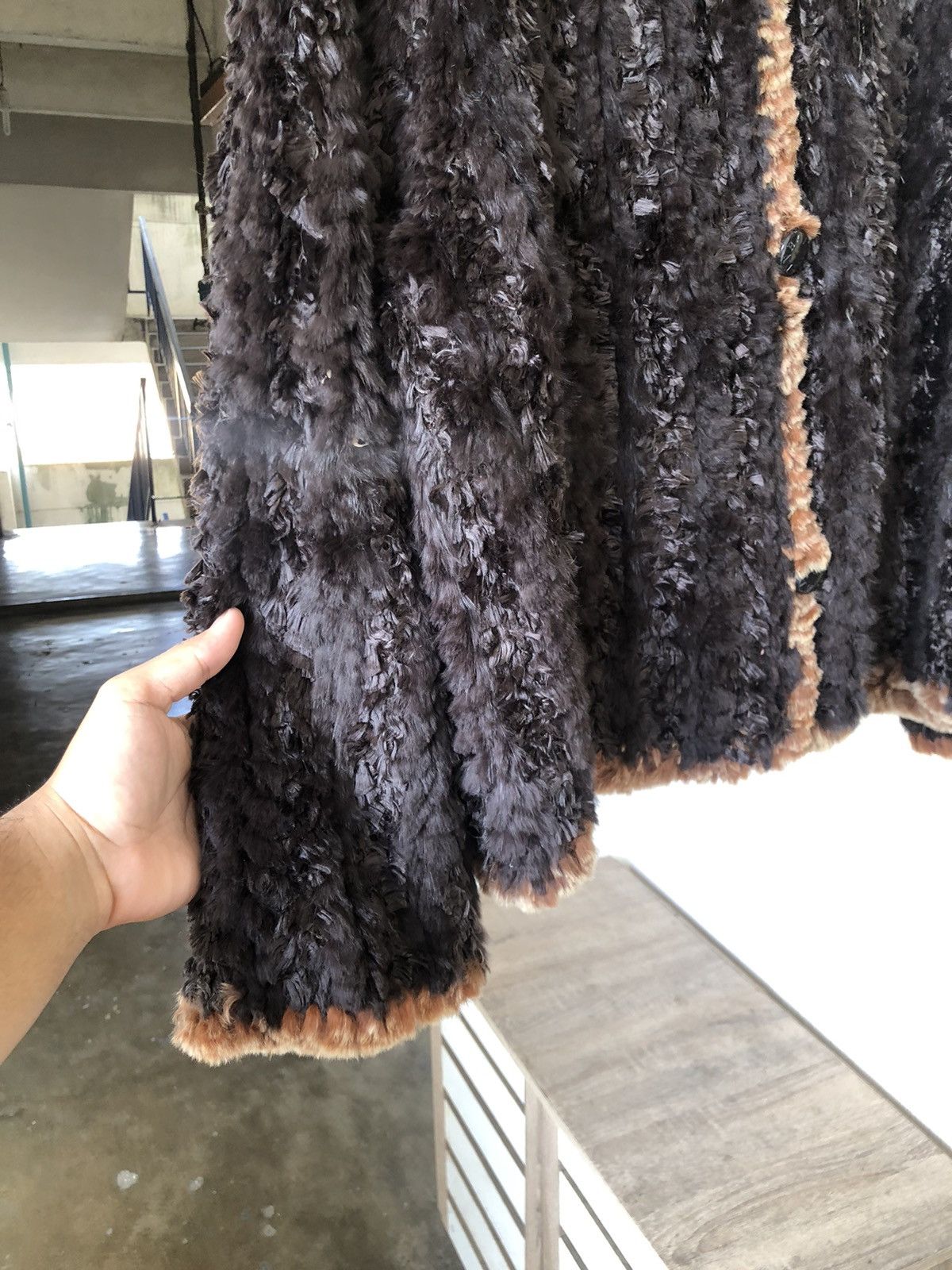 Balmain Nice🚨 Balmain Fur Spanish Rabbit Reversible Jacket Size M / US 6-8 / IT 42-44 - 6 Thumbnail