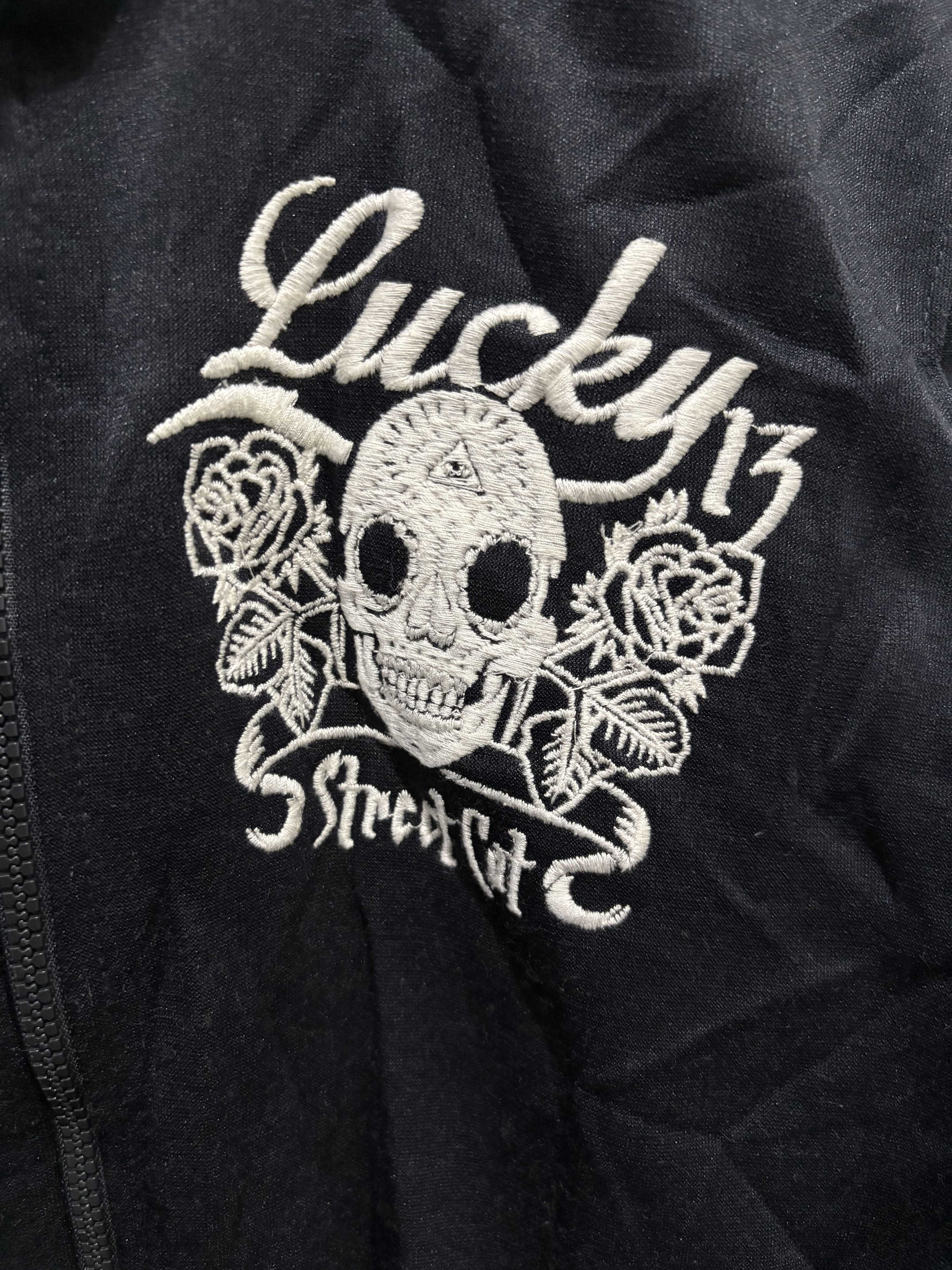 Zara Zara skull lucky 13 tracktop jacket Size US M / EU 48-50 / 2 - 3 Thumbnail