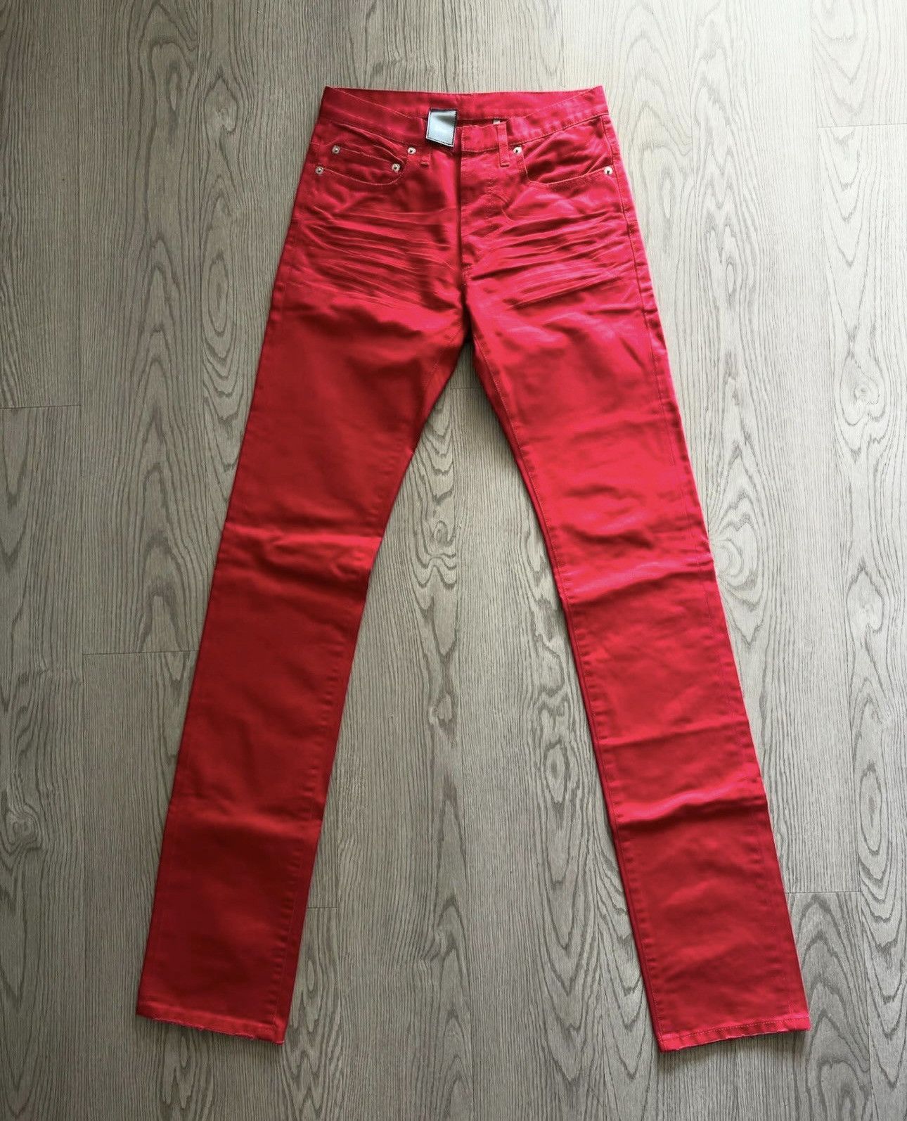 image of Dior Homme S/s05 Red Denim, Men's (Size 27)